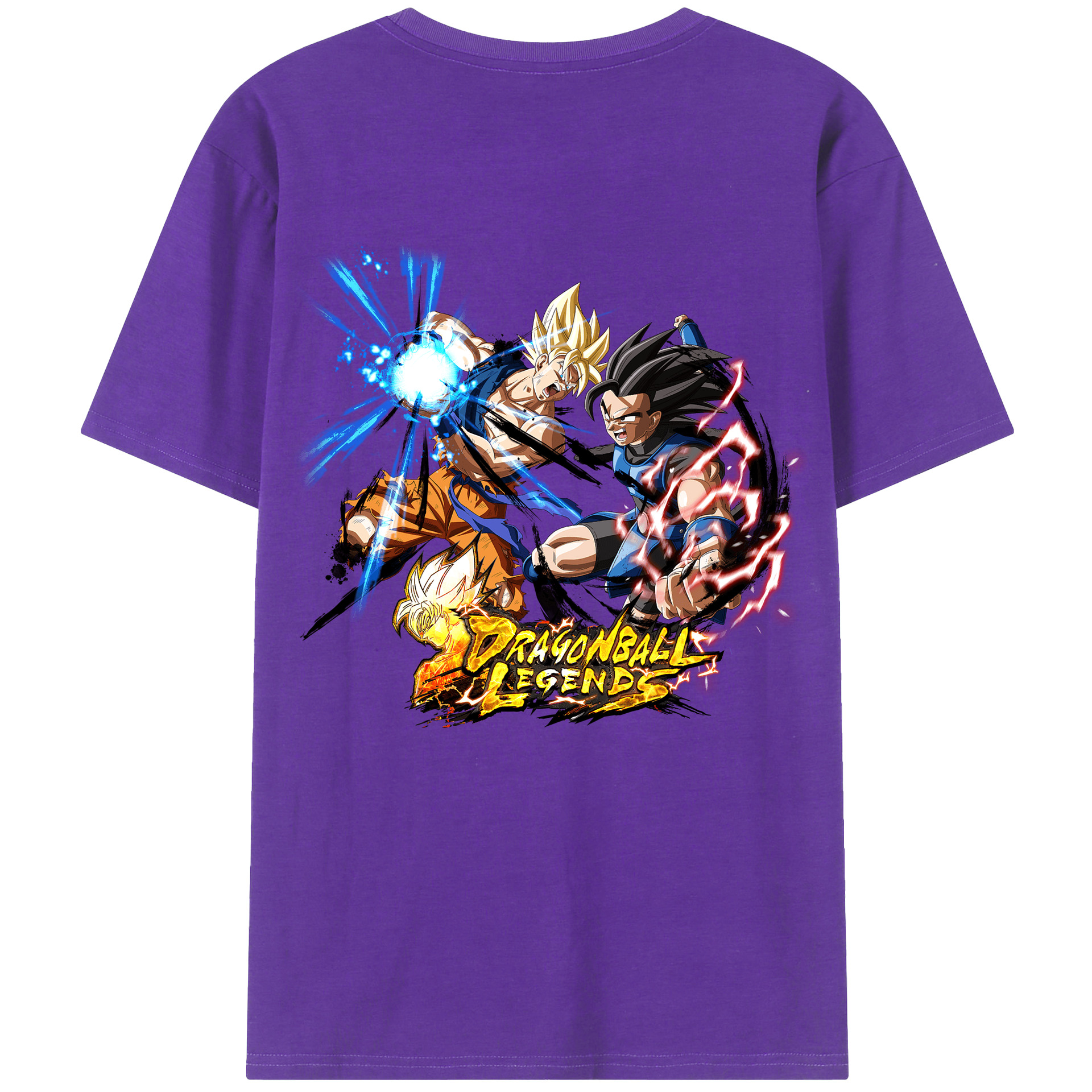 （画像用） ドラゴンボール DRAGON BALL 綿100％ メンズ半袖Tシャツ（バックプリント） 通気性