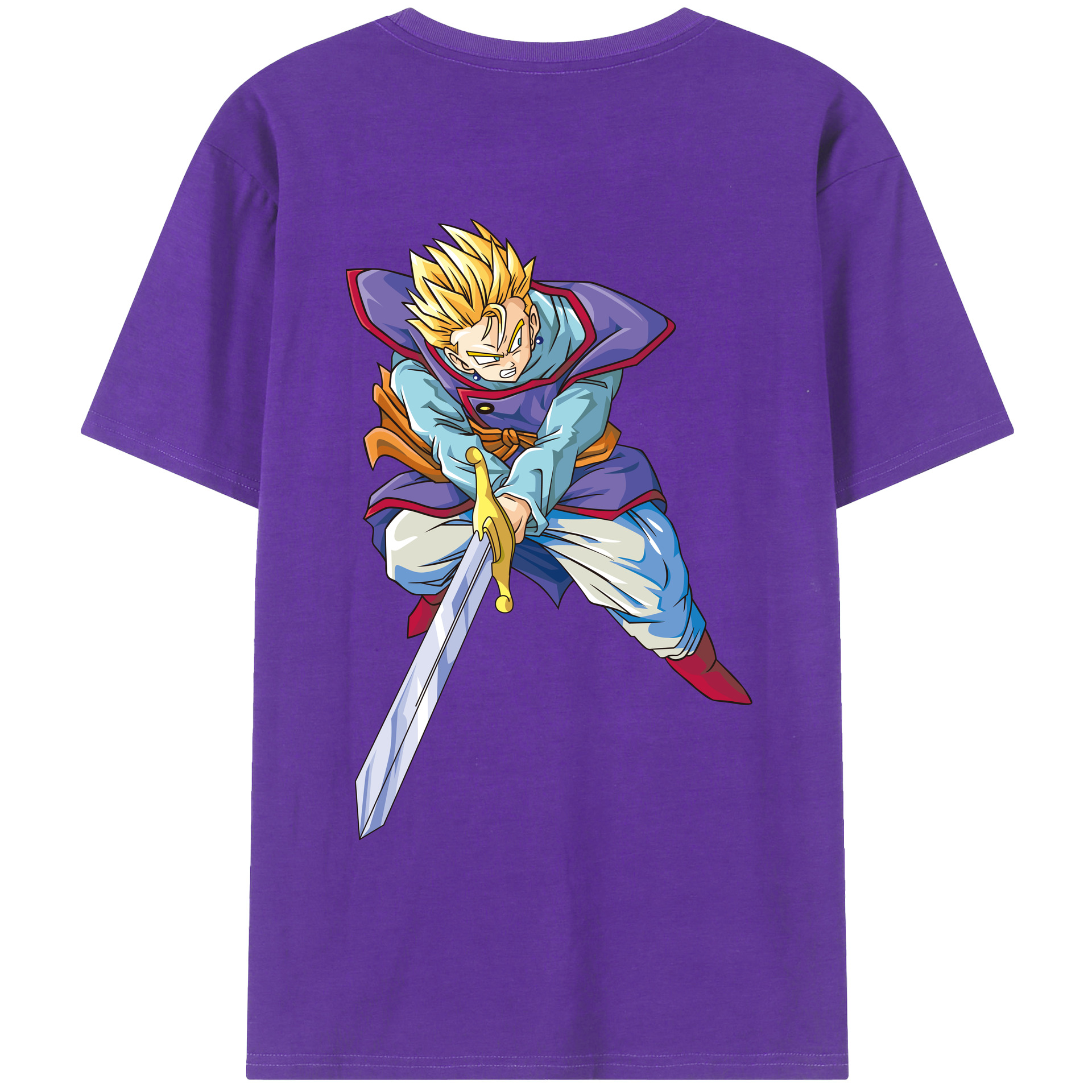 （画像用） ドラゴンボール DRAGON BALL 綿100％ メンズ半袖Tシャツ（バックプリント） 通気性
