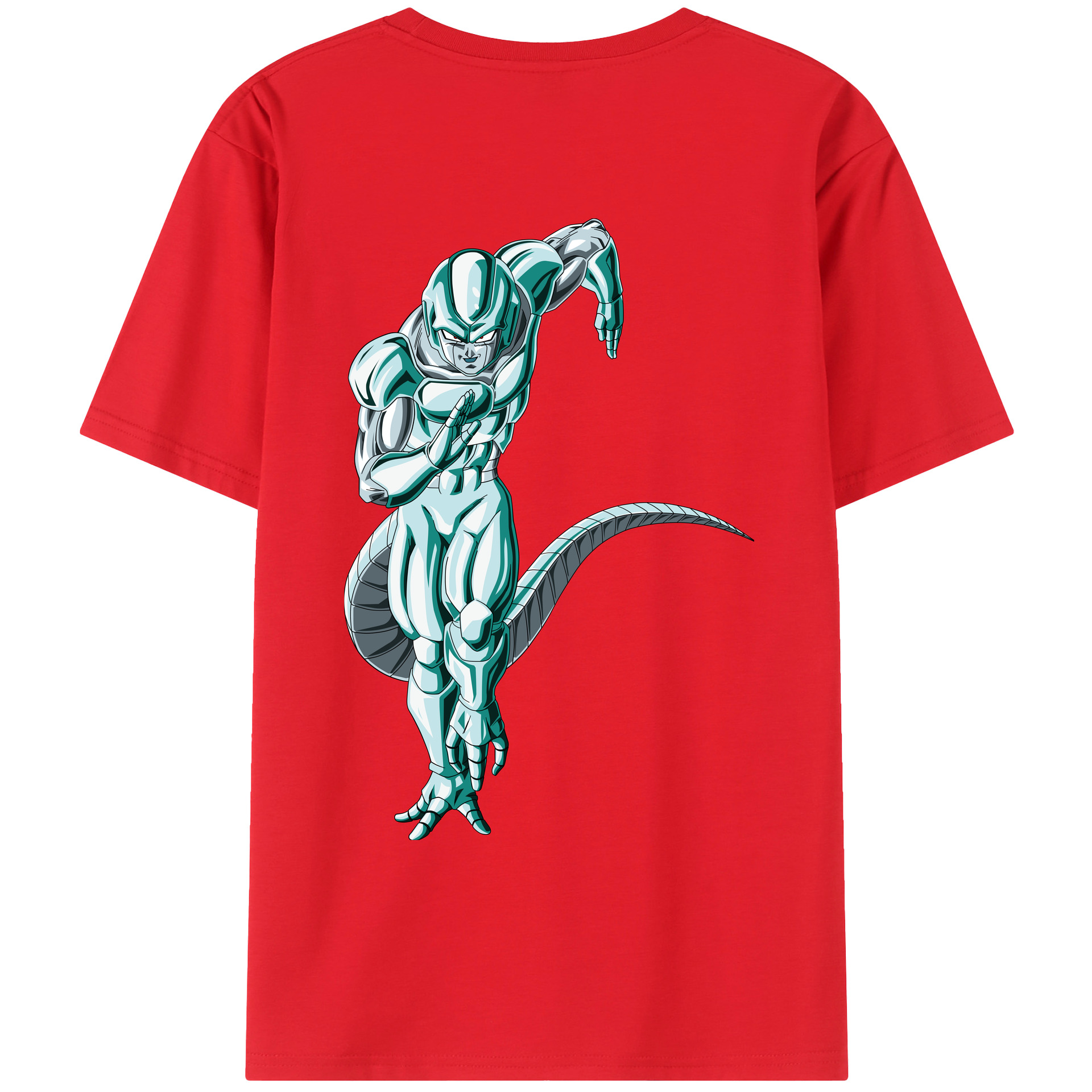 （画像用） ドラゴンボール フリーザ DRAGON BALL Frieza 綿100％ メンズ半袖Tシャツ（バックプリント） 通気性