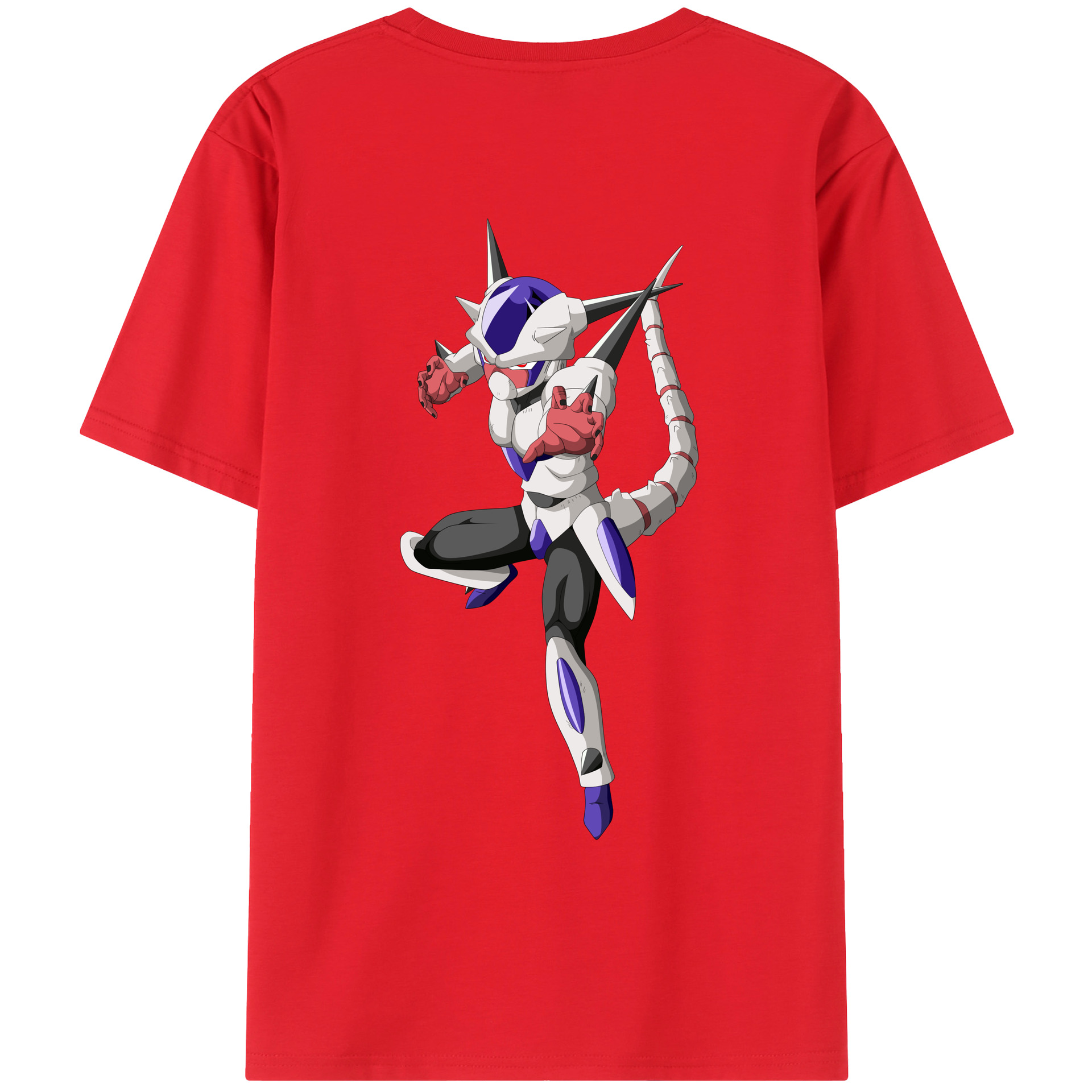 （画像用） ドラゴンボール クリーサ DRAGON BALL Kulisa 綿100％ メンズ半袖Tシャツ（バックプリント） 通気性