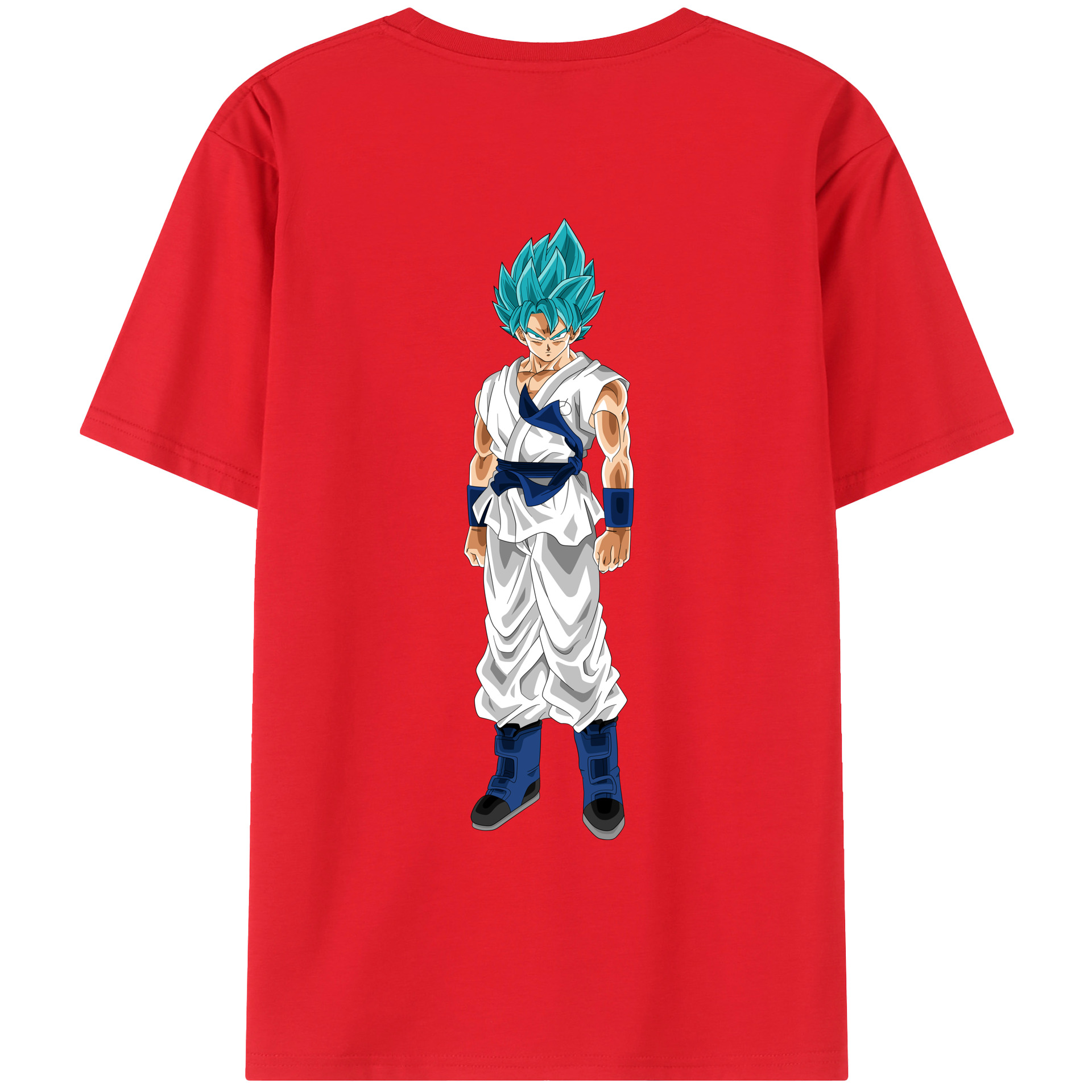 （画像用） ドラゴンボール 孫 悟飯（そんごはん）DRAGON BALL Son Gohan 綿100％ メンズ半袖Tシャツ（バックプリント） 通気性