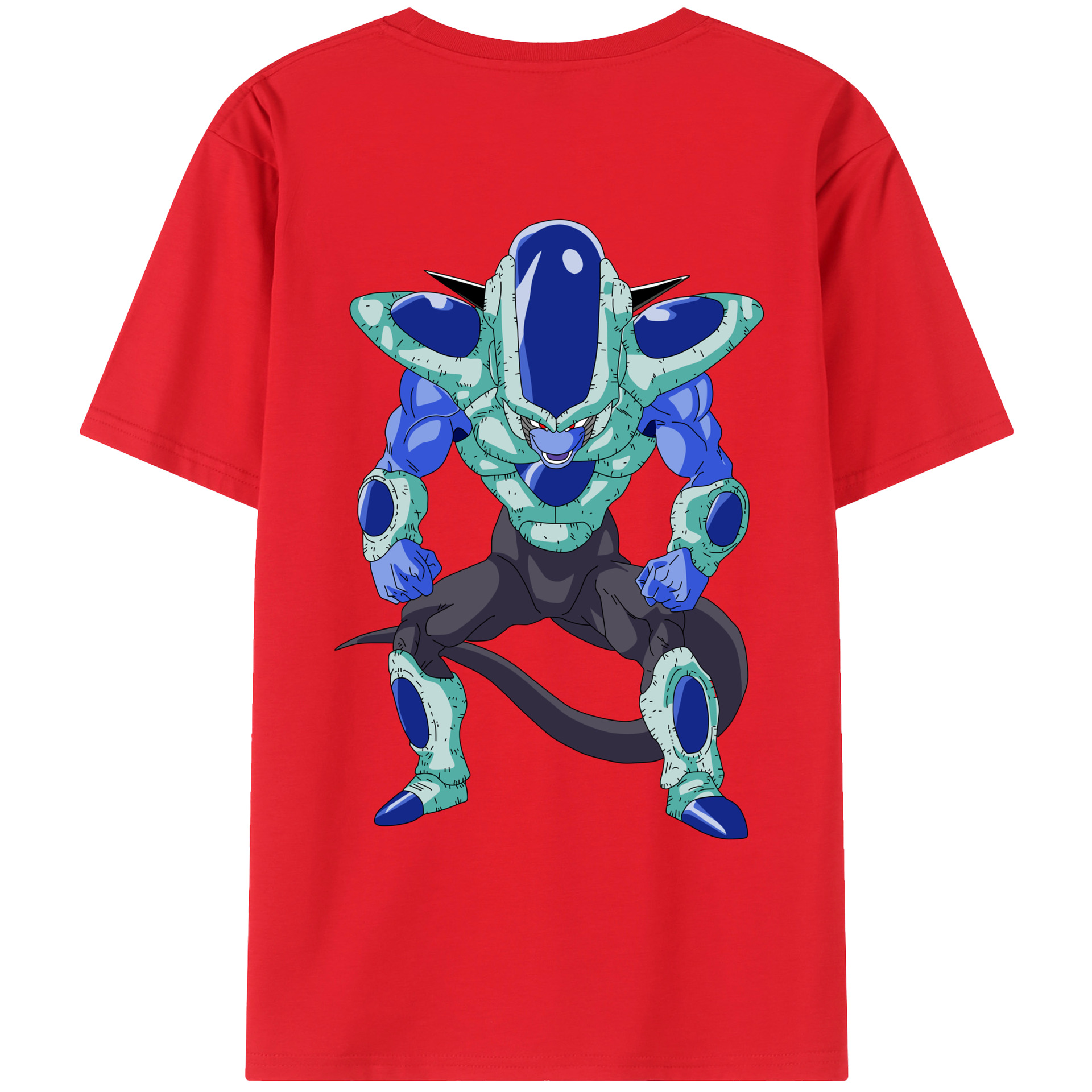 （画像用） ドラゴンボール フリーザ DRAGON BALL Frieza 綿100％ メンズ半袖Tシャツ（バックプリント） 通気性