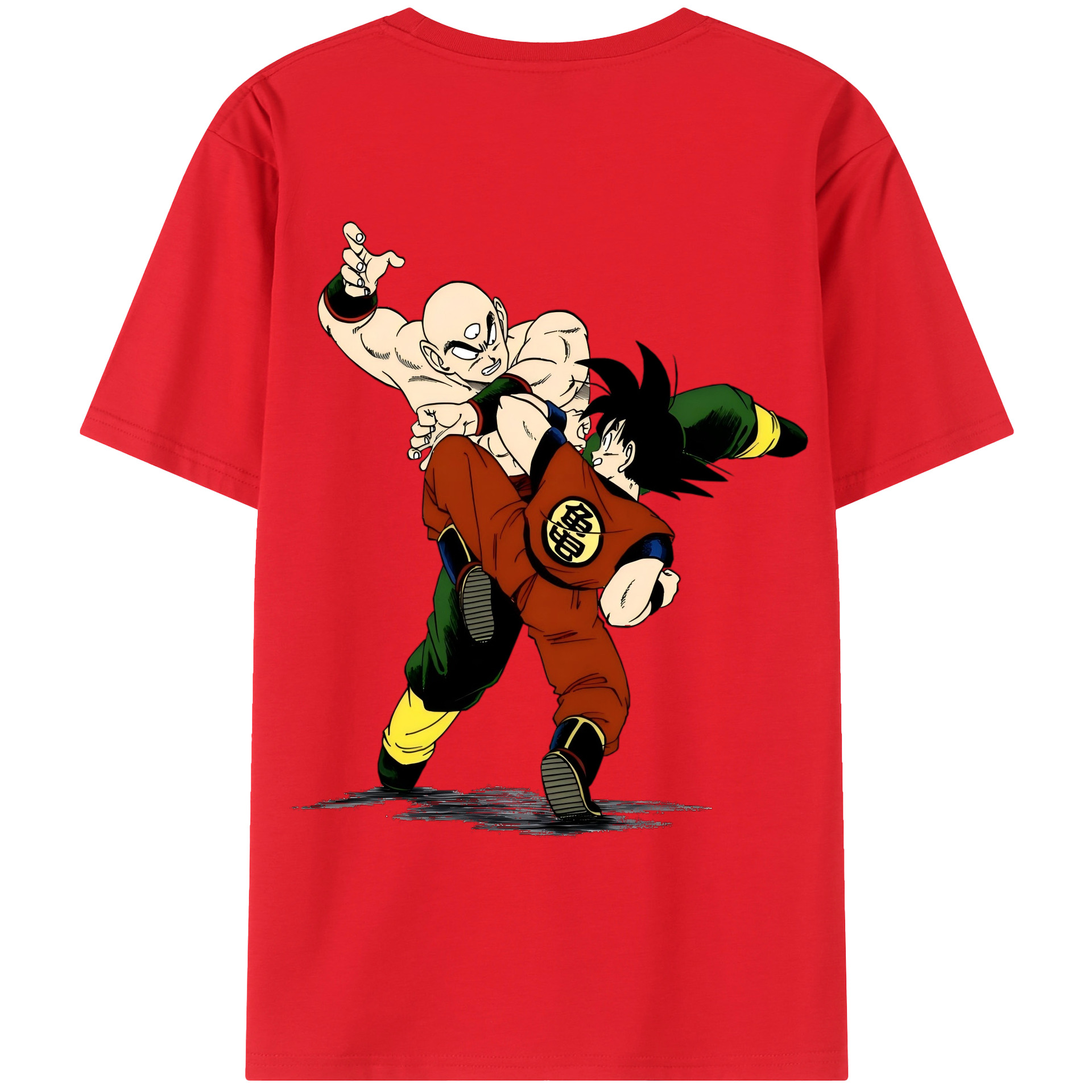 （画像用） ドラゴンボール DRAGON BALL 綿100％ メンズ半袖Tシャツ（バックプリント） 通気性