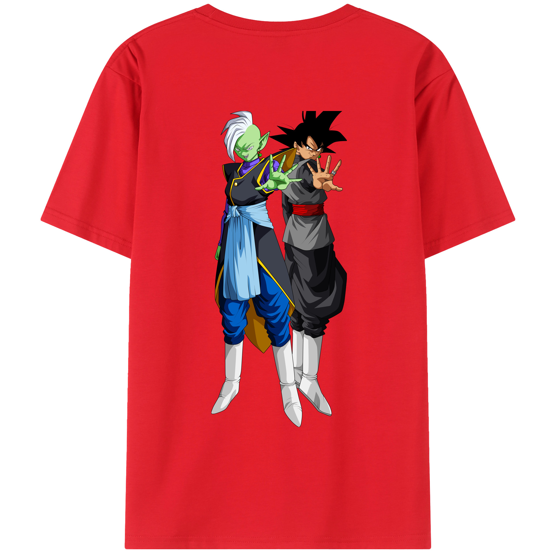 （画像用） ドラゴンボール DRAGON BALL 綿100％ メンズ半袖Tシャツ（バックプリント） 通気性