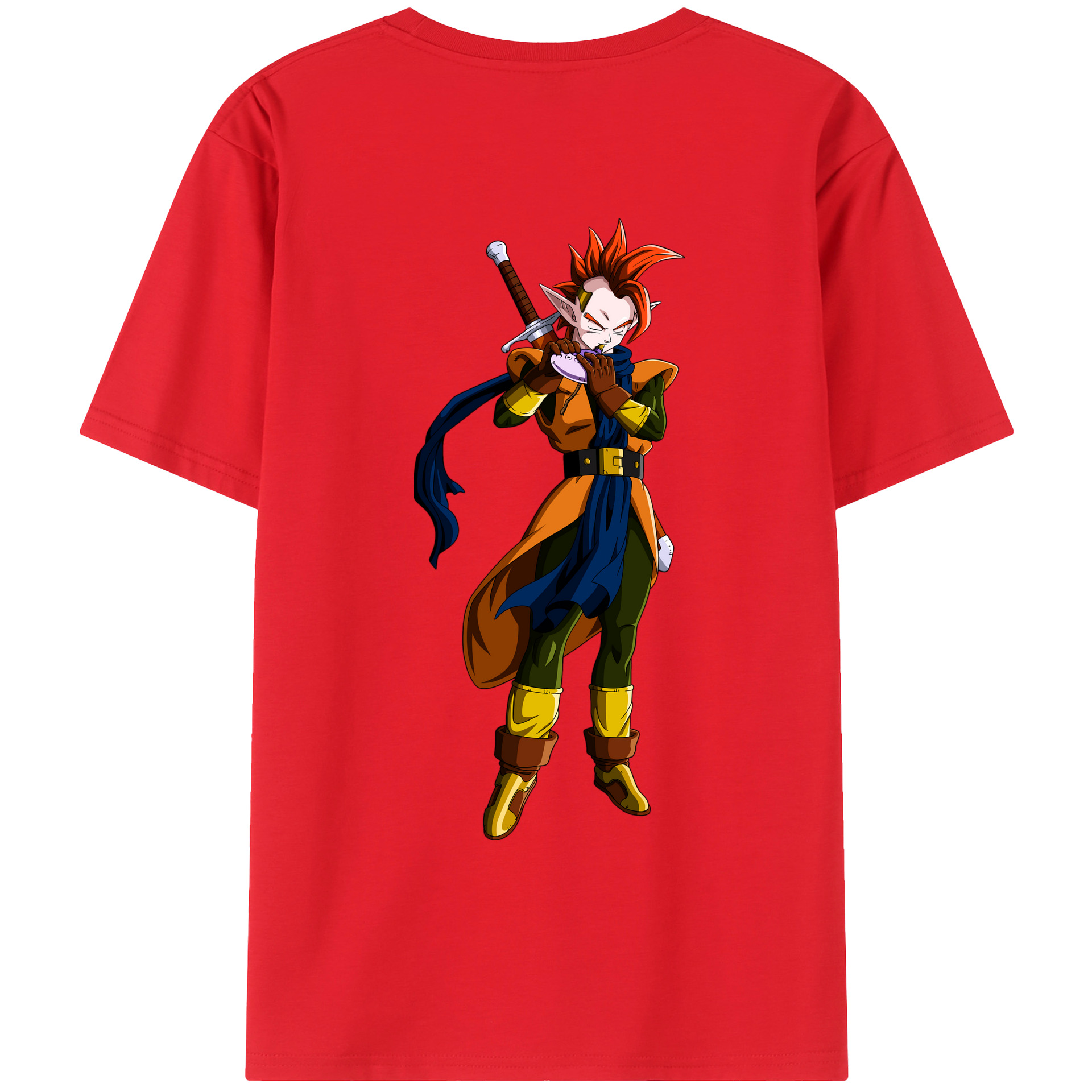 （画像用） ドラゴンボール DRAGON BALL 綿100％ メンズ半袖Tシャツ（バックプリント） 通気性