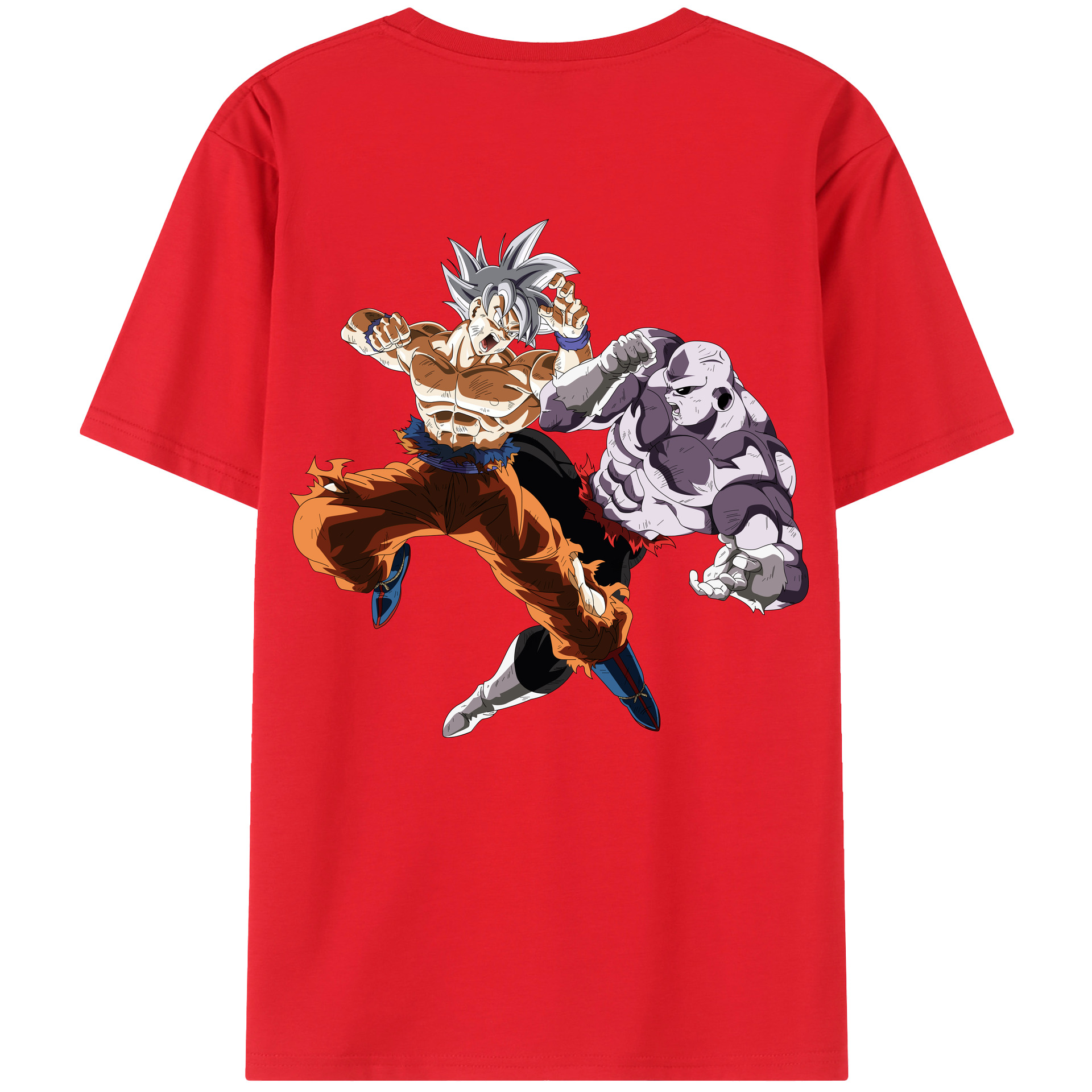 （画像用） ドラゴンボール 孫悟空（そん ごくう）Son Goku カカロット DRAGON BALL Kakarotto 綿100％ メンズ半袖Tシャツ（バックプリント） 通気性