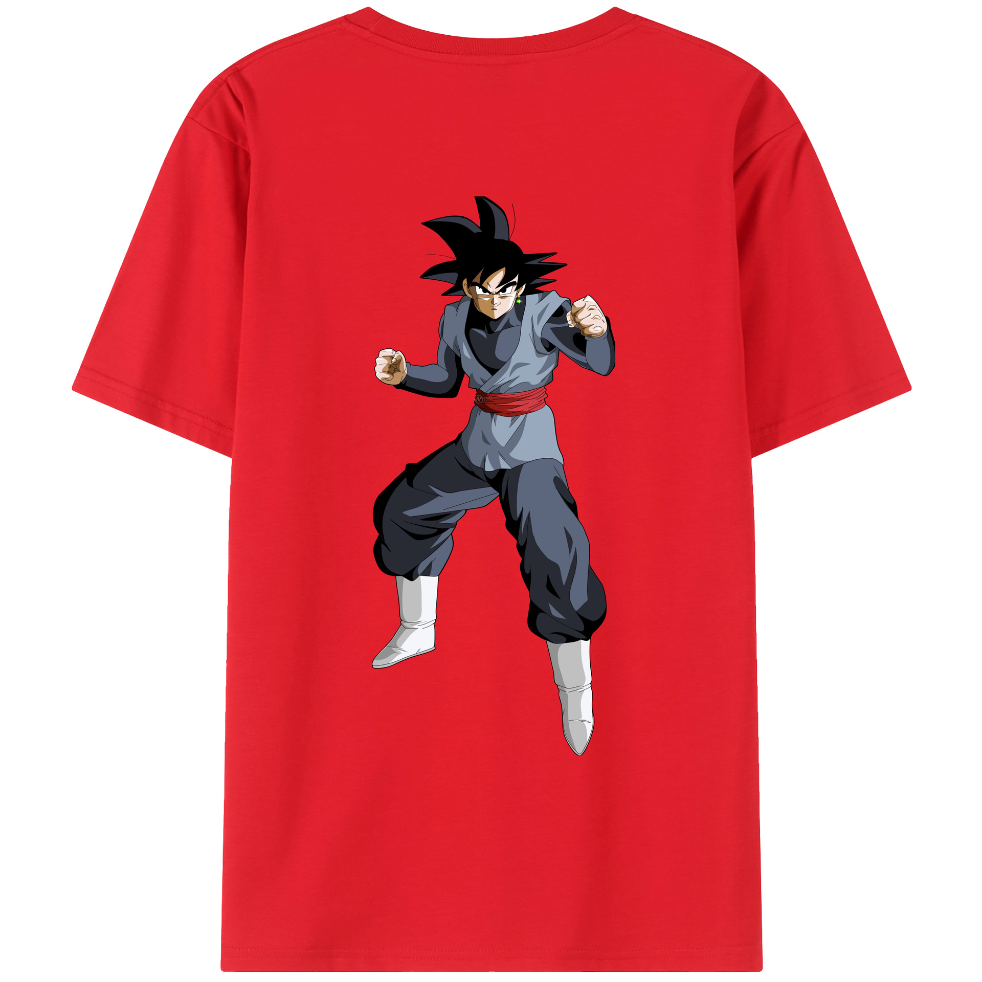 （画像用） ドラゴンボール ベジータ四世（Bejīta Yonsei）DRAGON BALL Vegeta IV 綿100％ メンズ半袖Tシャツ（バックプリント） 通気性