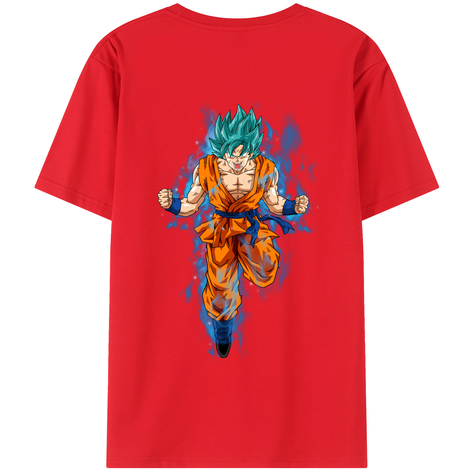 （画像用） ドラゴンボール 孫 悟飯（そんごはん）DRAGON BALL Son Gohan 綿100％ メンズ半袖Tシャツ（バックプリント） 通気性