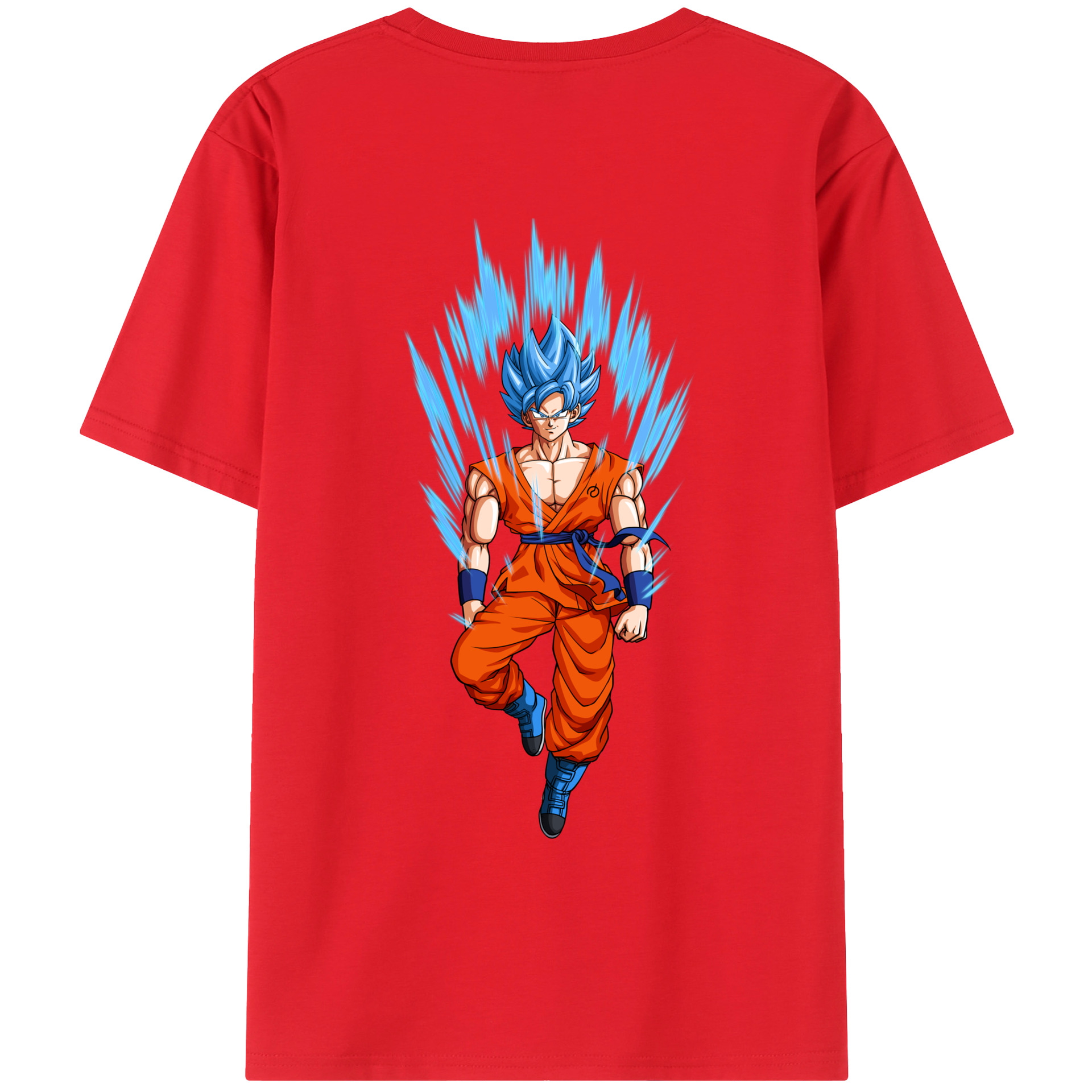 （画像用） ドラゴンボール 孫 悟飯（そんごはん）DRAGON BALL Son Gohan 綿100％ メンズ半袖Tシャツ（バックプリント） 通気性