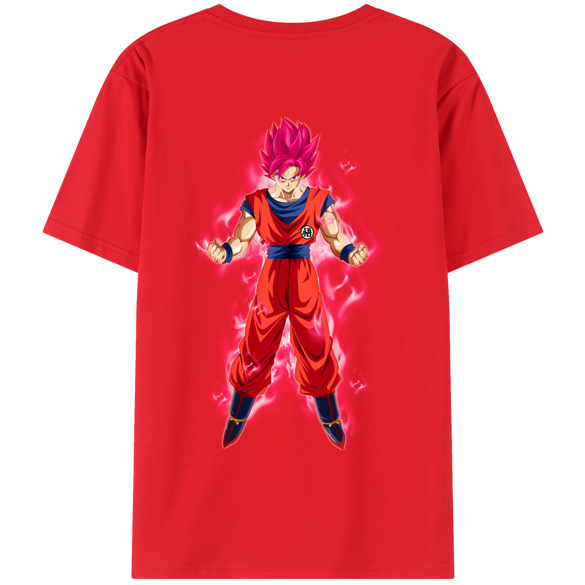 （画像用） ドラゴンボール 孫 悟飯（そんごはん）DRAGON BALL Son Gohan 綿100％ メンズ半袖Tシャツ（バックプリント） 通気性
