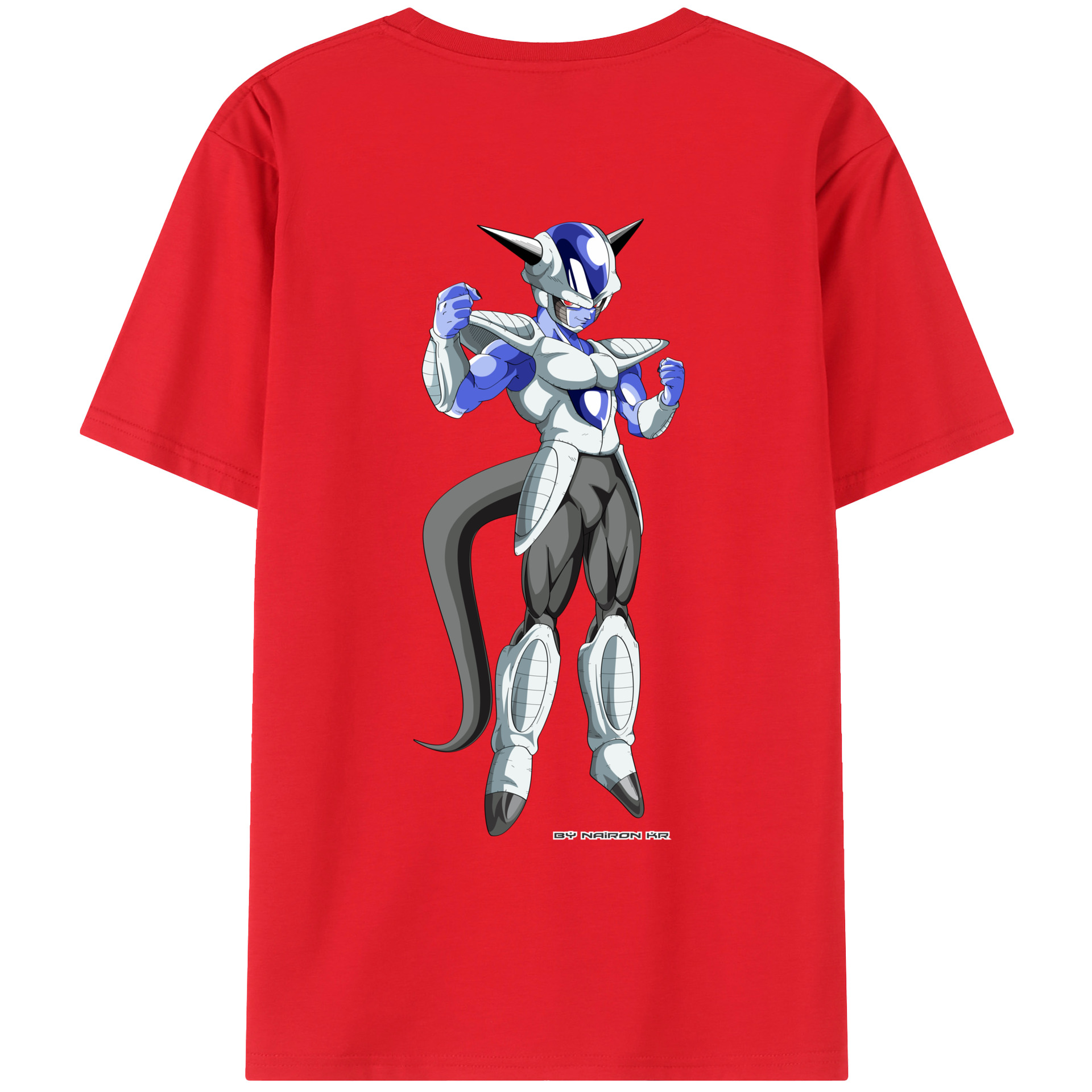 （画像用） ドラゴンボール フリーザ DRAGON BALL Frieza 綿100％ メンズ半袖Tシャツ（バックプリント） 通気性