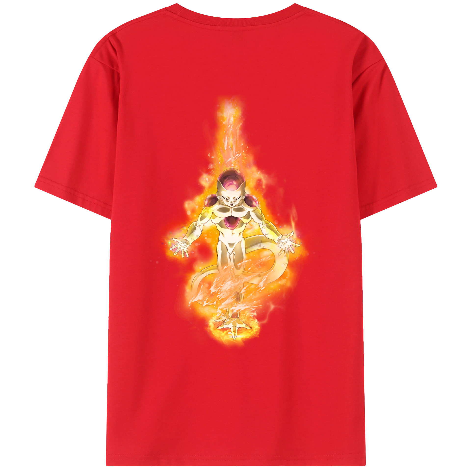 （画像用） ドラゴンボール フリーザ DRAGON BALL Frieza 綿100％ メンズ半袖Tシャツ（バックプリント） 通気性
