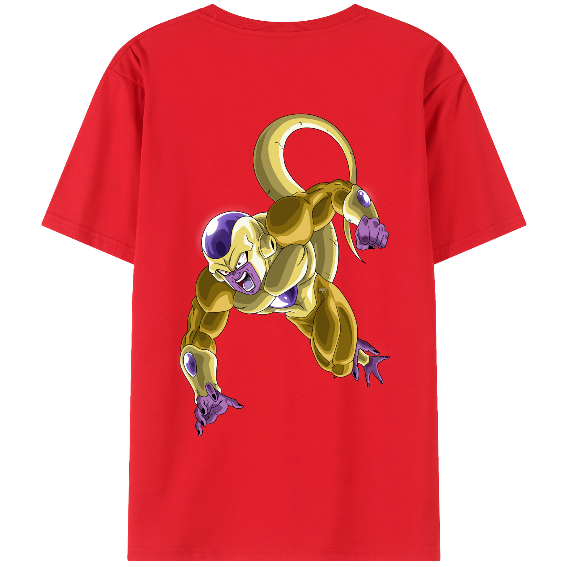 （画像用） ドラゴンボール フリーザ DRAGON BALL Frieza 綿100％ メンズ半袖Tシャツ（バックプリント） 通気性