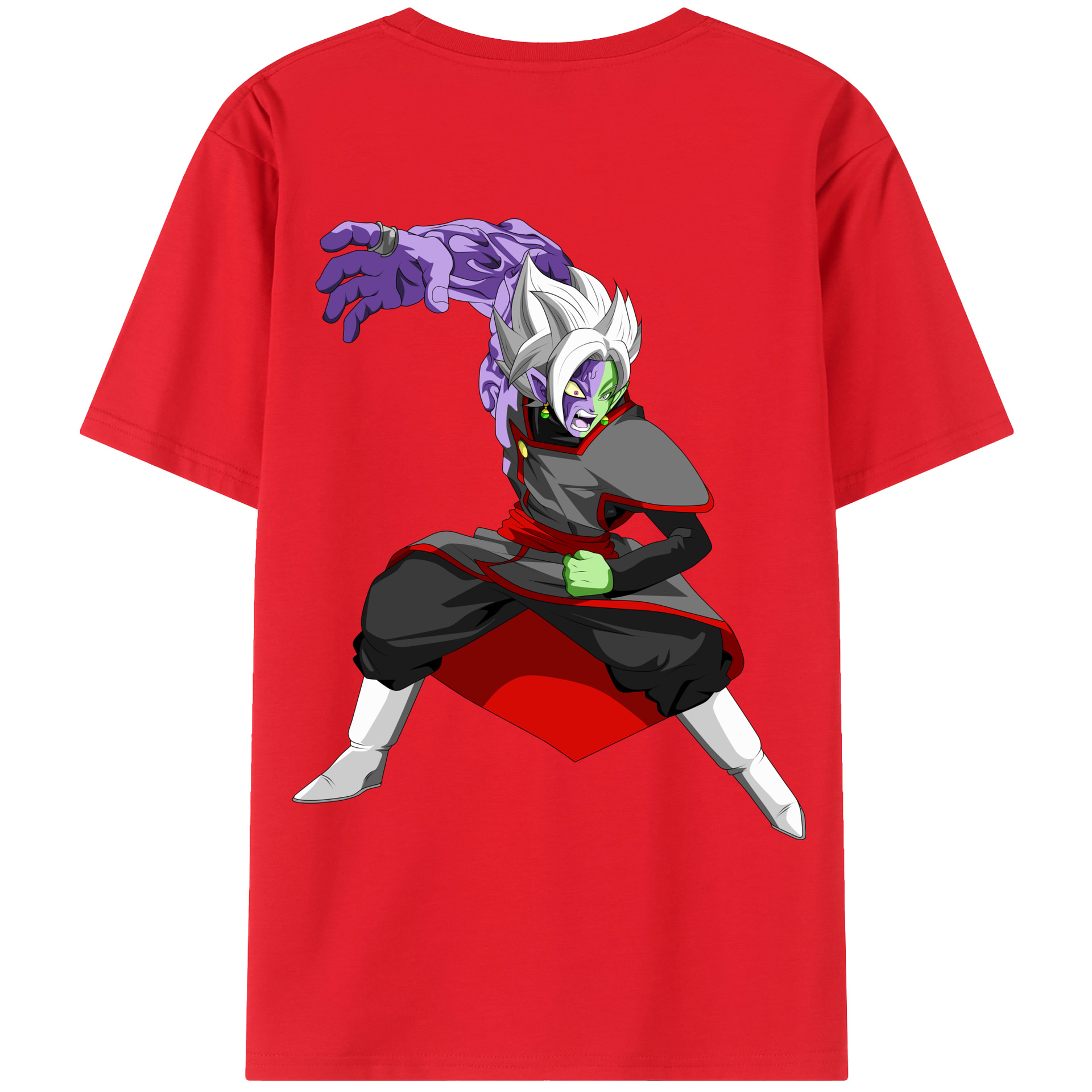（画像用） ドラゴンボール ベジット DRAGON BALL Vegetto 綿100％ メンズ半袖Tシャツ（バックプリント） 通気性