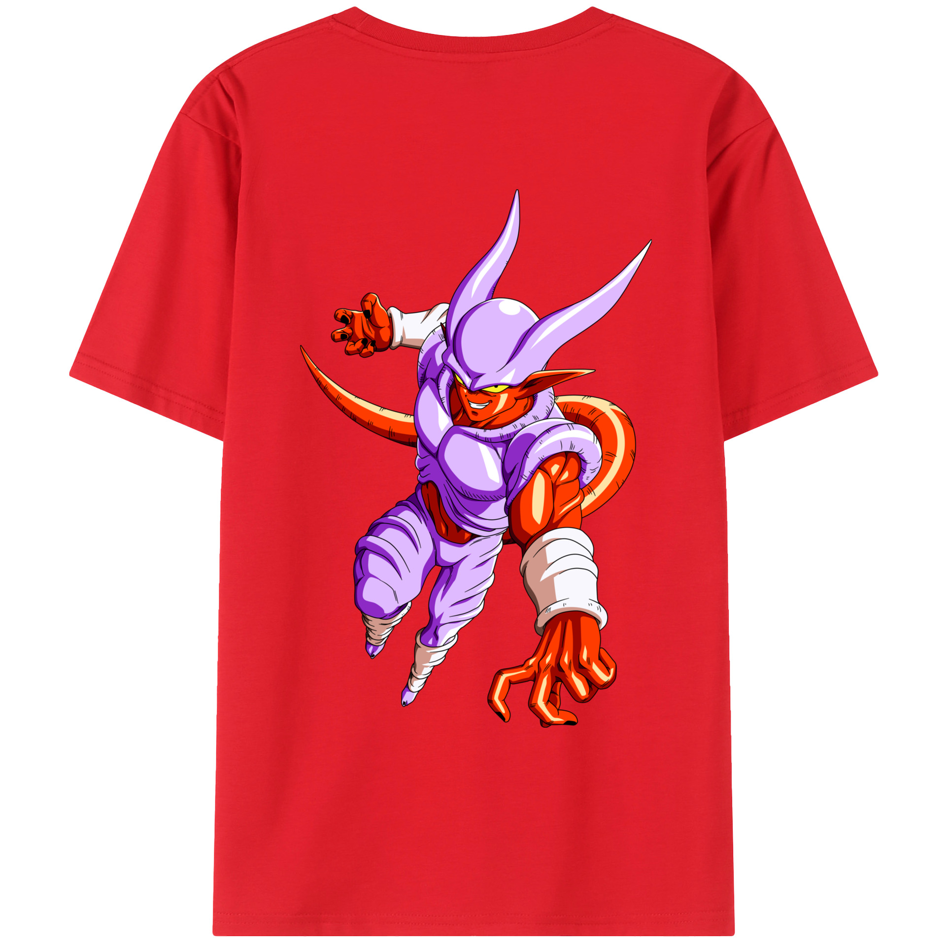（画像用） ドラゴンボール ジャネンバ DRAGON BALL Janemba 綿100％ メンズ半袖Tシャツ（バックプリント） 通気性