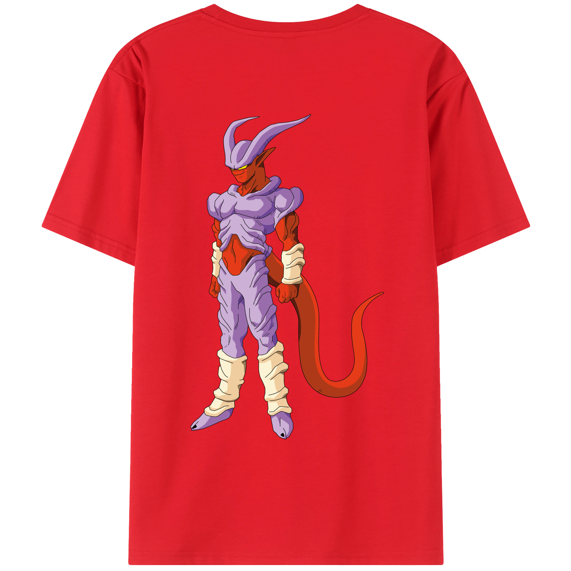 （画像用） ドラゴンボール ジャネンバ DRAGON BALL Janemba 綿100％ メンズ半袖Tシャツ（バックプリント） 通気性