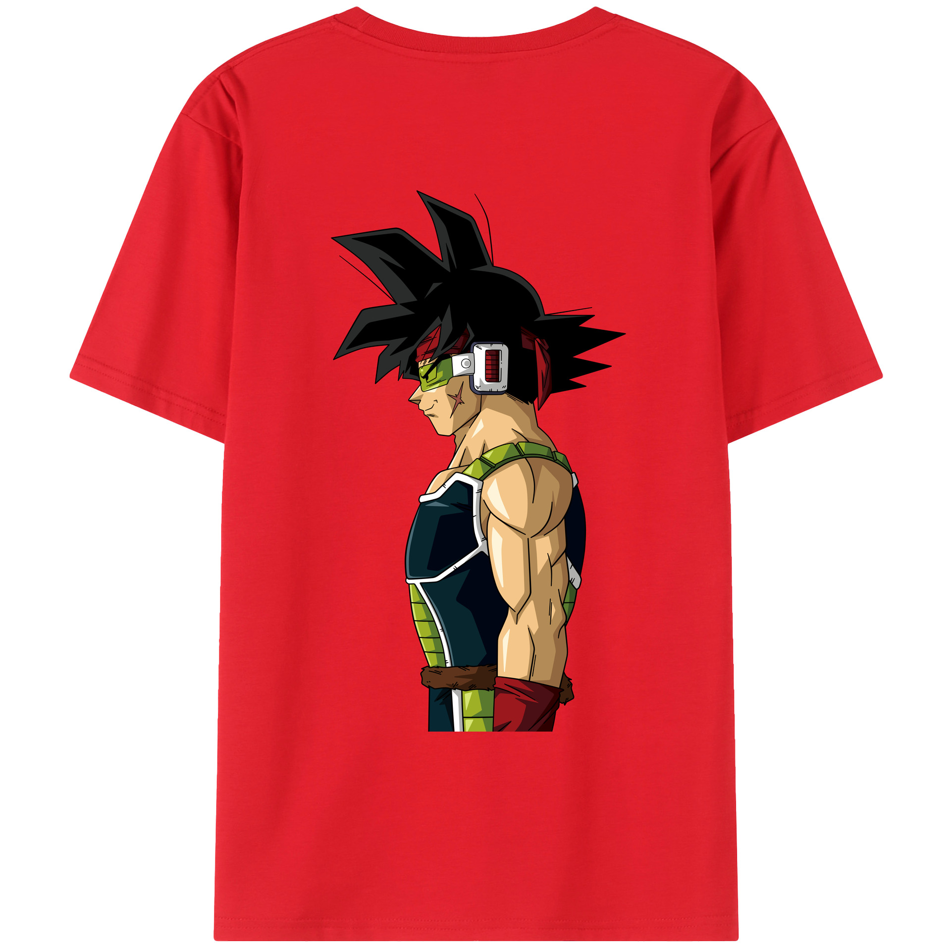 （画像用） ドラゴンボール バーダック DRAGON BALL Burdock 綿100％ メンズ半袖Tシャツ（バックプリント） 通気性