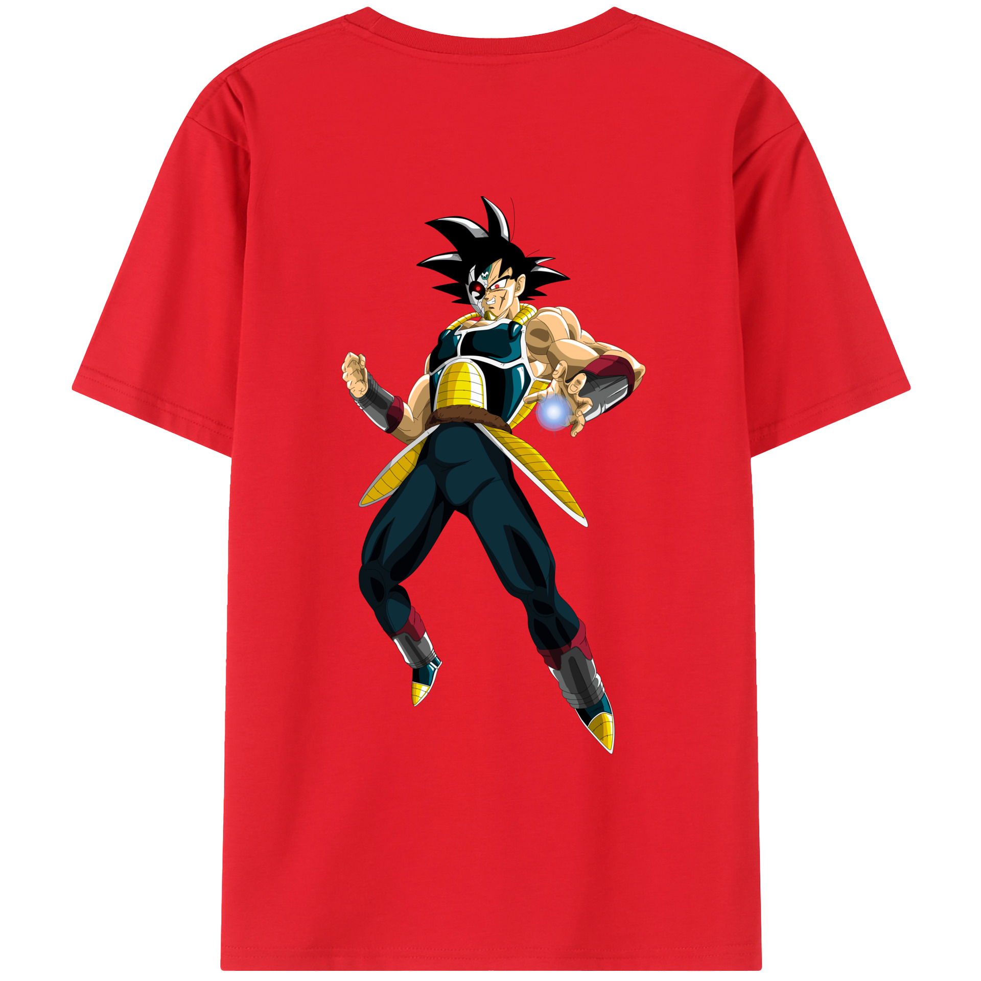 （画像用） ドラゴンボール バーダック DRAGON BALL Burdock 綿100％ メンズ半袖Tシャツ（バックプリント） 通気性