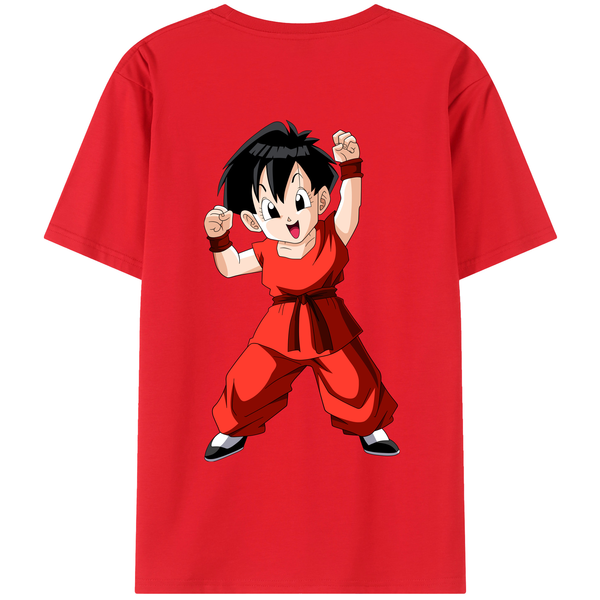（画像用） ドラゴンボール パン DRAGON BALL Pan 綿100％ メンズ半袖Tシャツ（バックプリント） 通気性