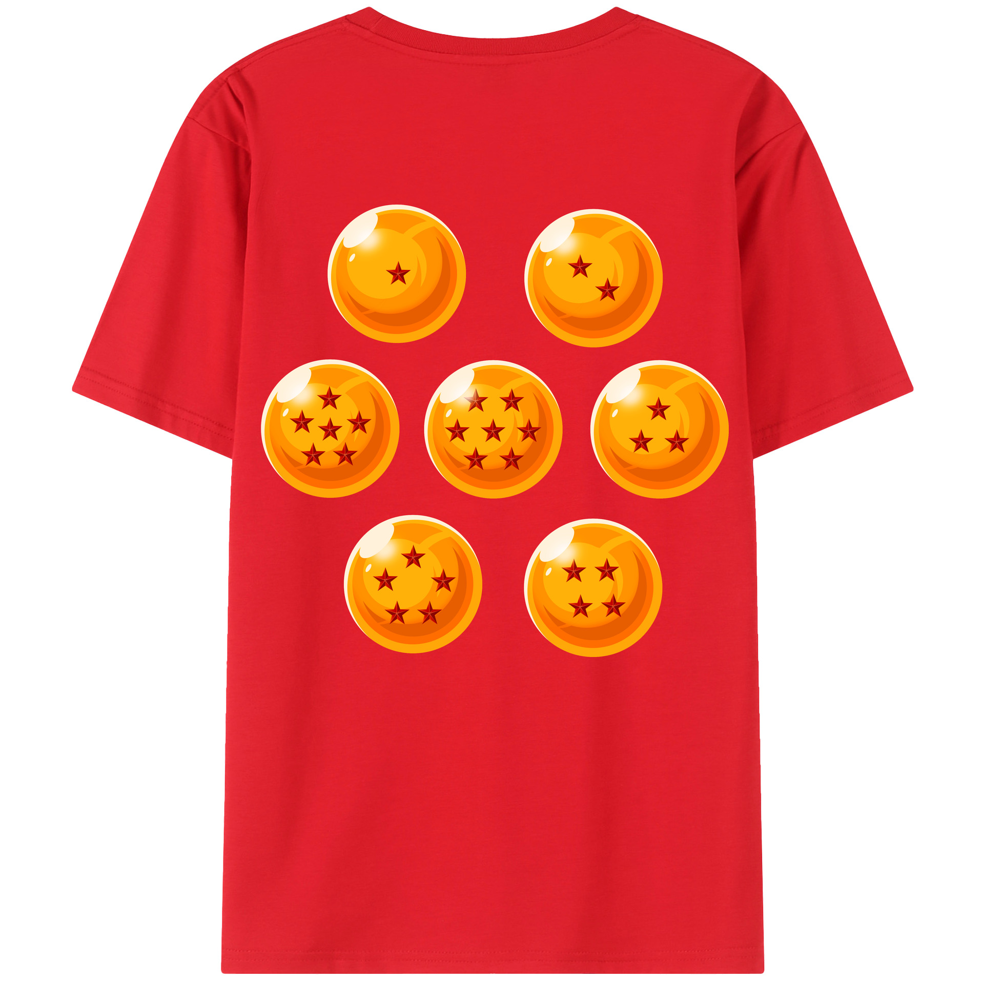 （画像用） ドラゴンボール DRAGON BALL 綿100％ メンズ半袖Tシャツ（バックプリント） 通気性