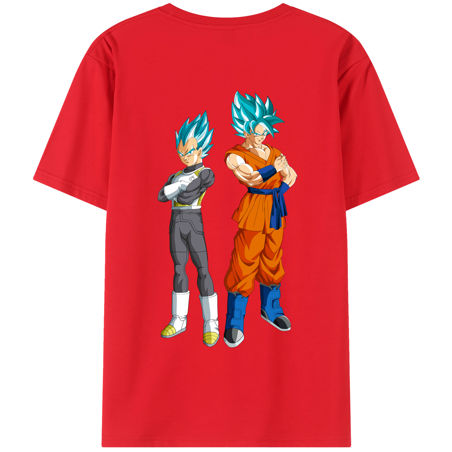 （画像用） ドラゴンボール DRAGON BALL 綿100％ メンズ半袖Tシャツ（バックプリント） 通気性