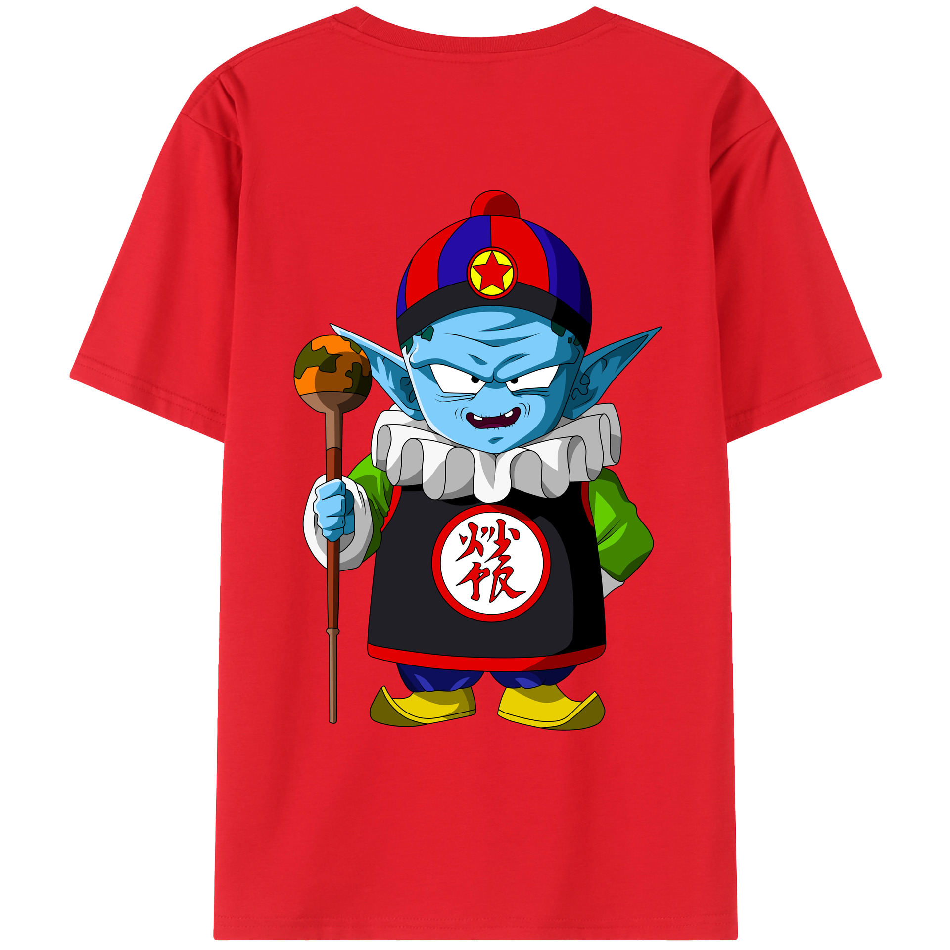 （画像用） ドラゴンボール DRAGON BALL 綿100％ メンズ半袖Tシャツ（バックプリント） 通気性