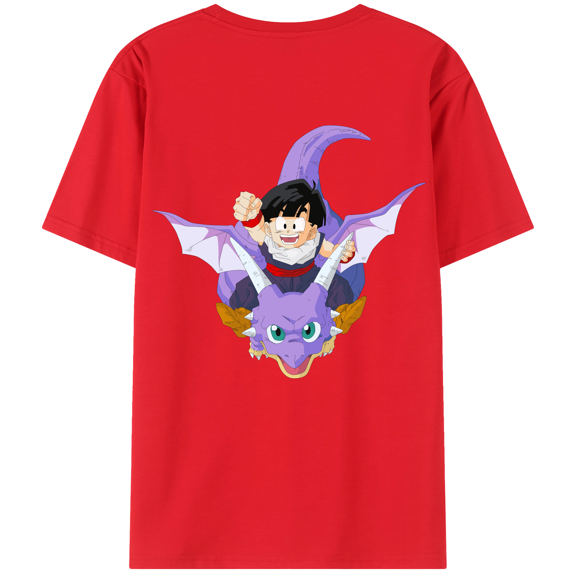 （画像用） ドラゴンボール DRAGON BALL 綿100％ メンズ半袖Tシャツ（バックプリント） 通気性
