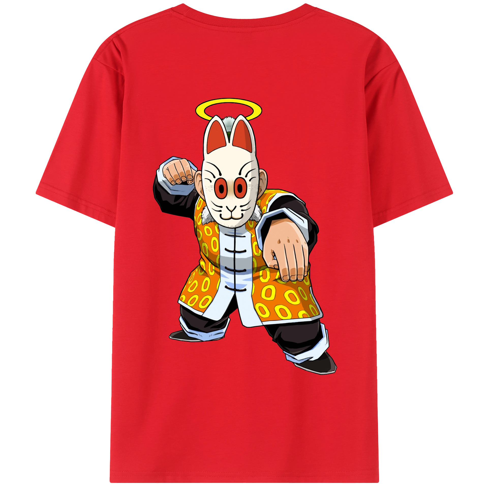 （画像用） ドラゴンボール DRAGON BALL 綿100％ メンズ半袖Tシャツ（バックプリント） 通気性