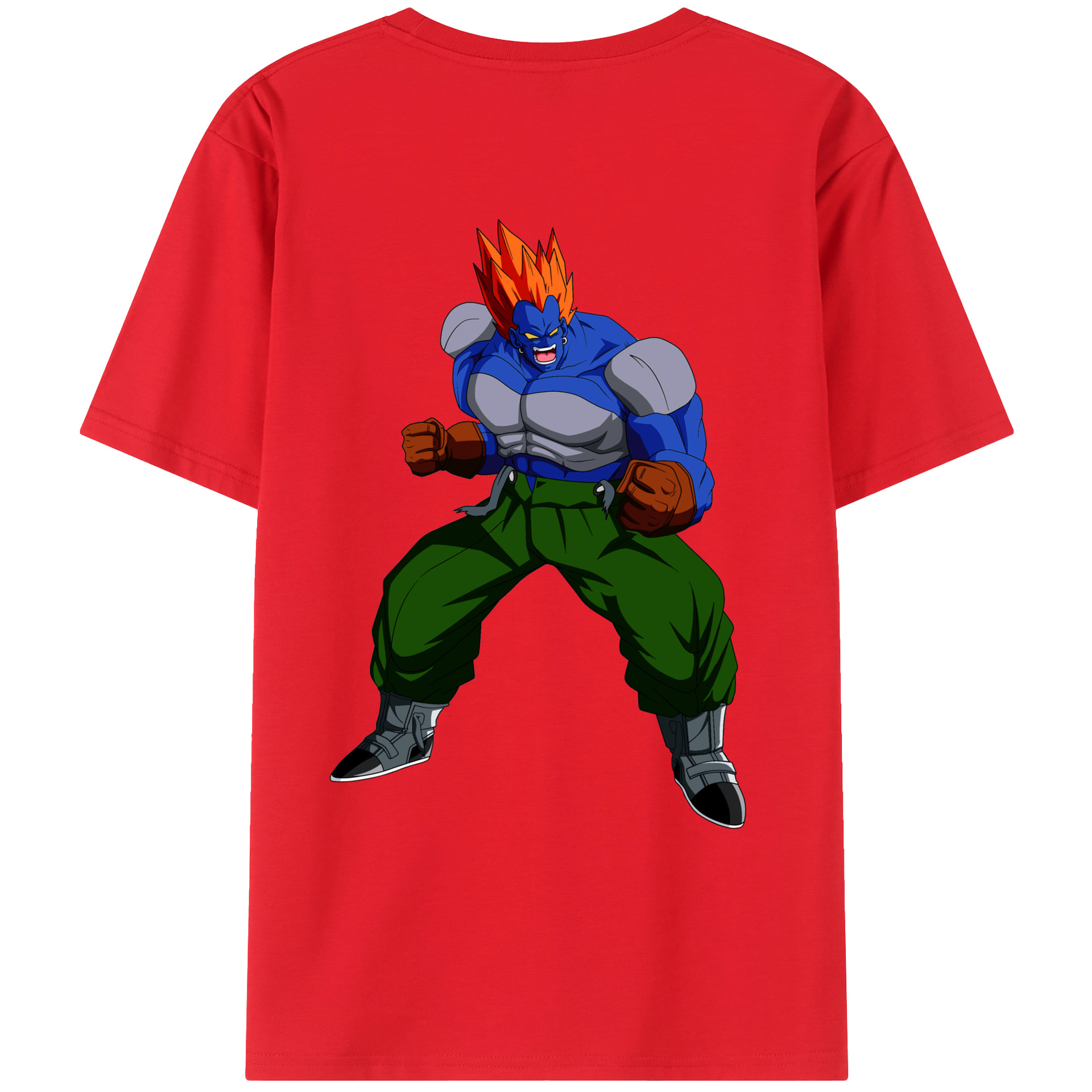 （画像用） ドラゴンボール DRAGON BALL 綿100％ メンズ半袖Tシャツ（バックプリント） 通気性