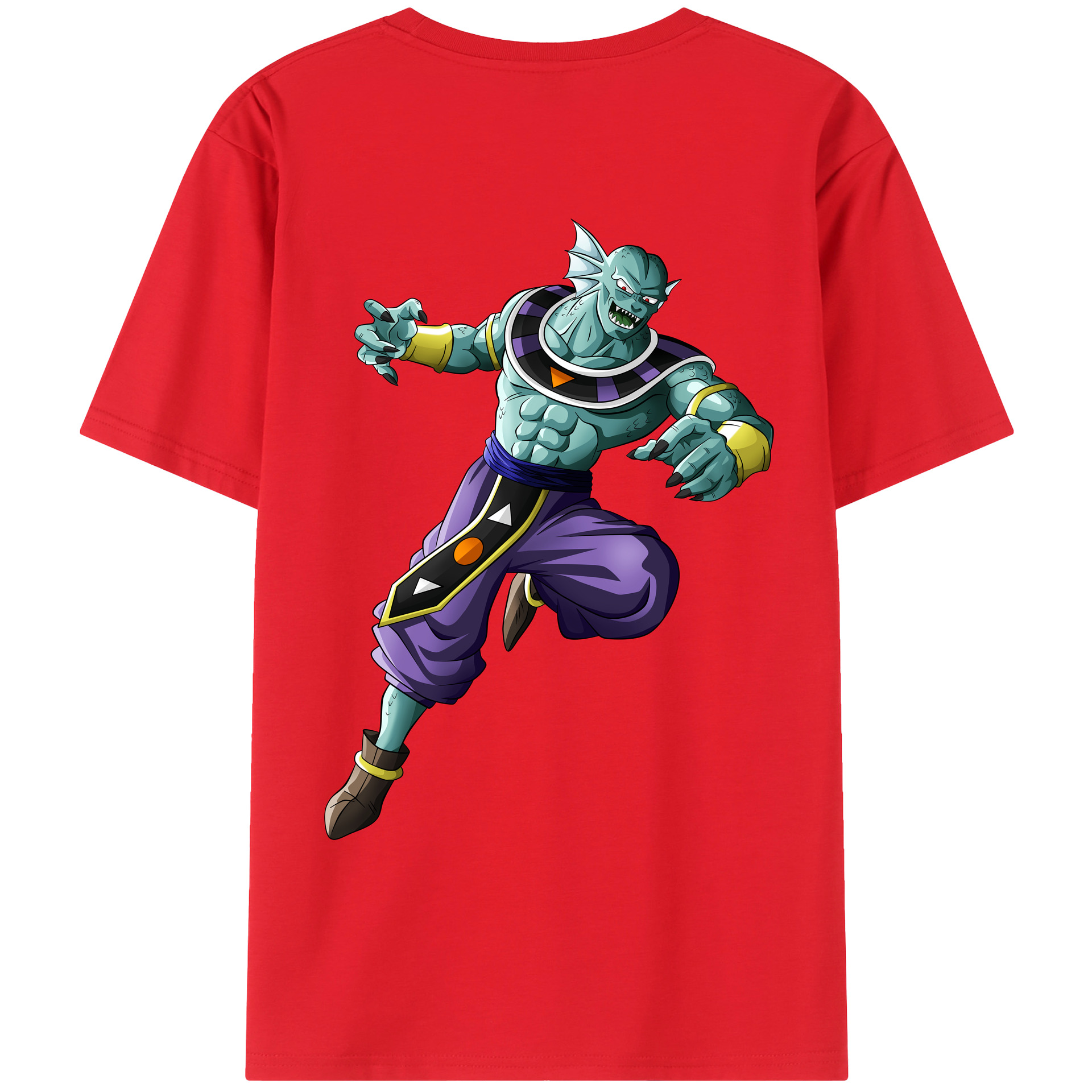 （画像用） ドラゴンボール DRAGON BALL 綿100％ メンズ半袖Tシャツ（バックプリント） 通気性