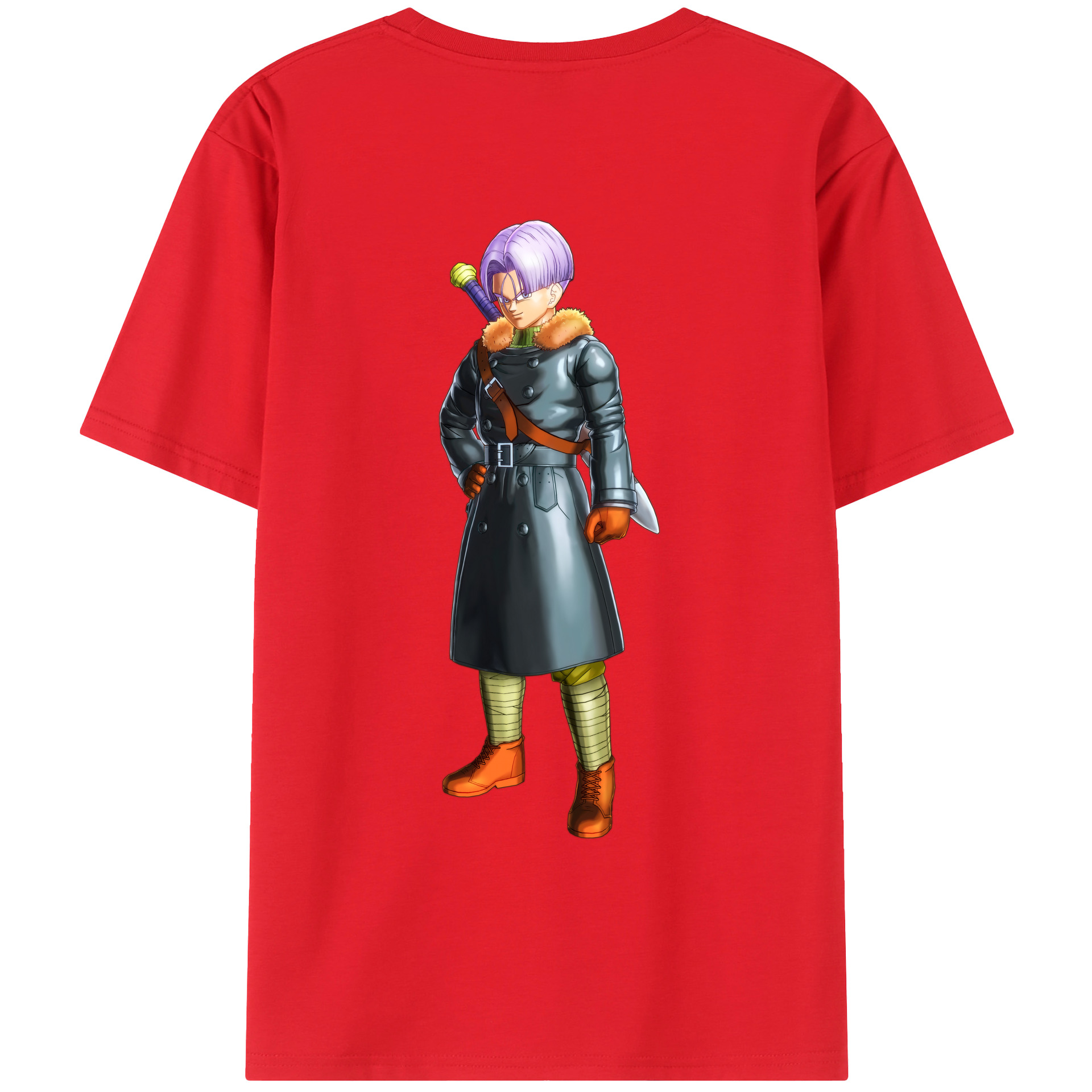 （画像用） ドラゴンボール DRAGON BALL 綿100％ メンズ半袖Tシャツ（バックプリント） 通気性