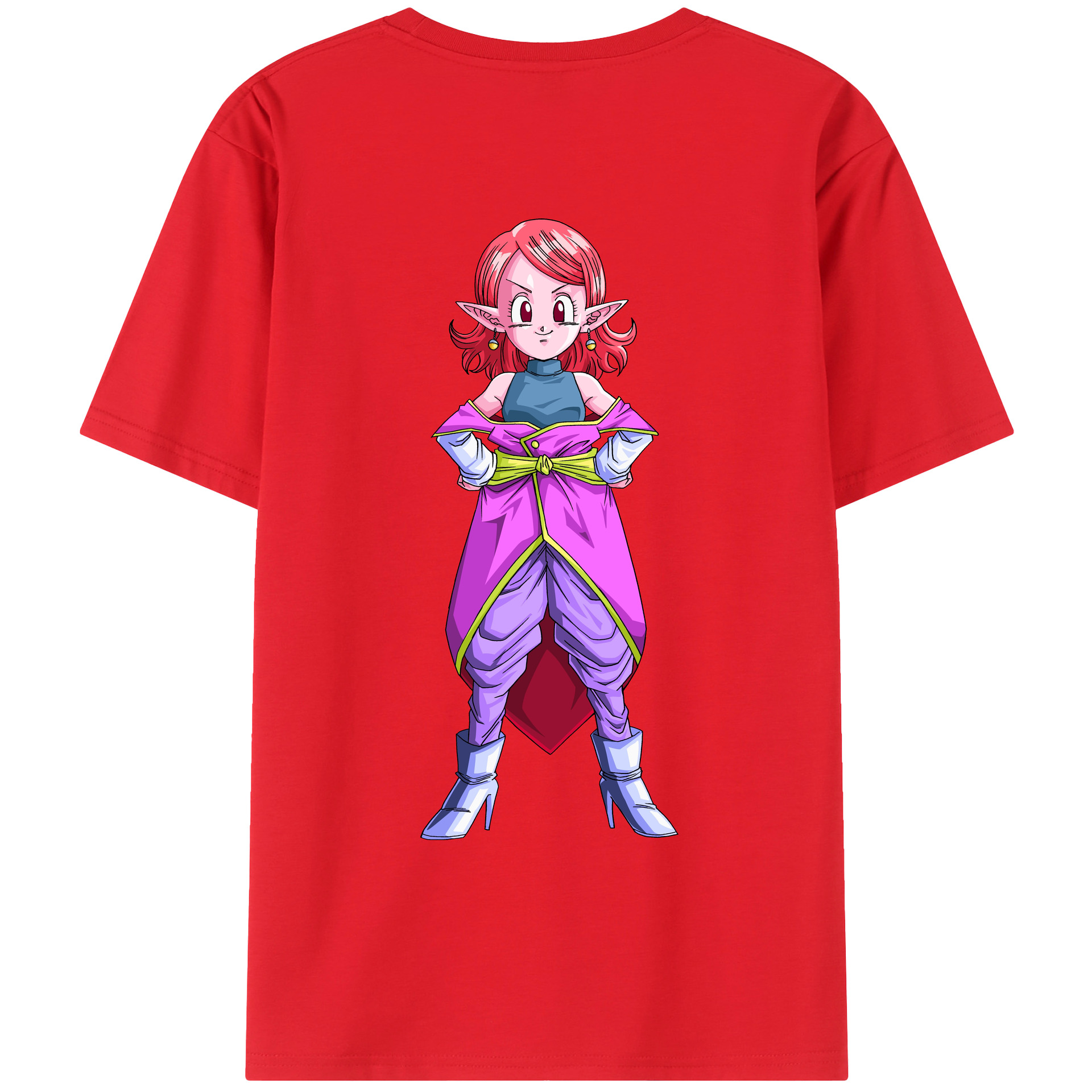 （画像用） ドラゴンボール DRAGON BALL 綿100％ メンズ半袖Tシャツ（バックプリント） 通気性