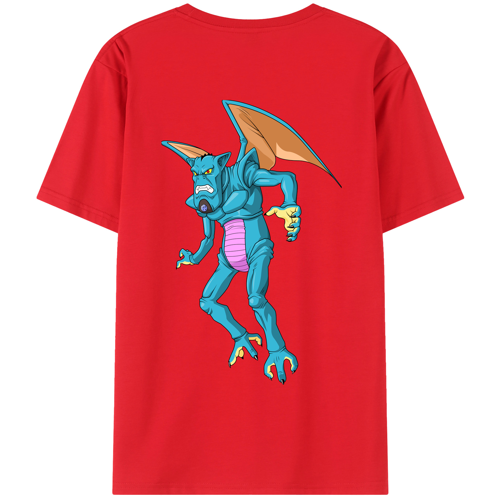 （画像用） ドラゴンボール DRAGON BALL 綿100％ メンズ半袖Tシャツ（バックプリント） 通気性