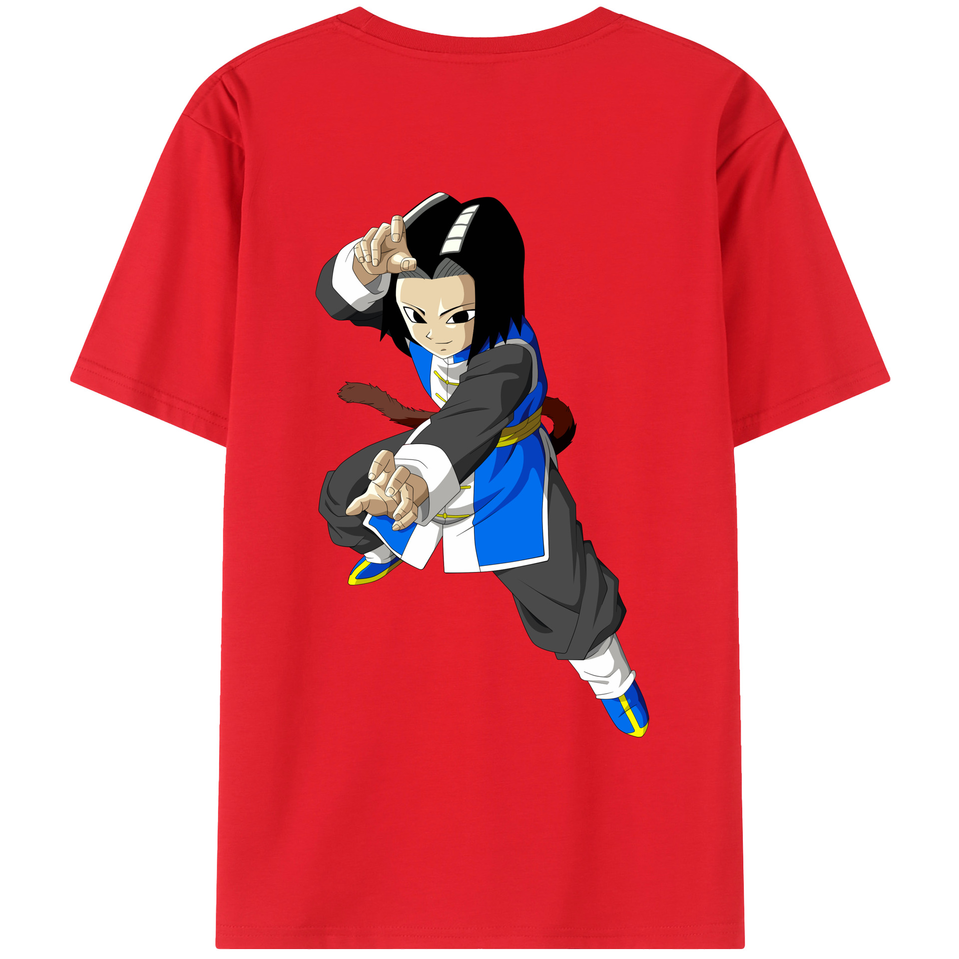 （画像用） ドラゴンボール DRAGON BALL 綿100％ メンズ半袖Tシャツ（バックプリント） 通気性