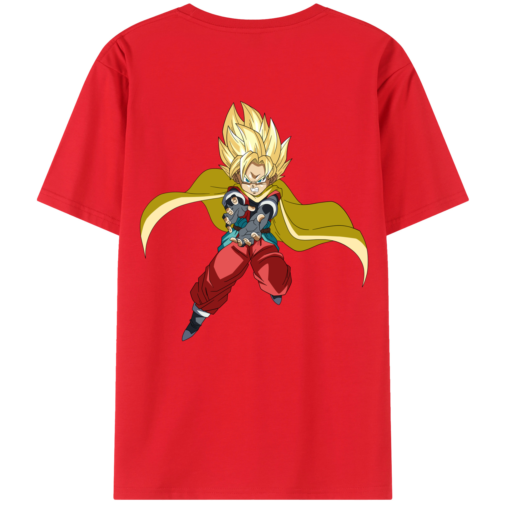 （画像用） ドラゴンボール DRAGON BALL 綿100％ メンズ半袖Tシャツ（バックプリント） 通気性