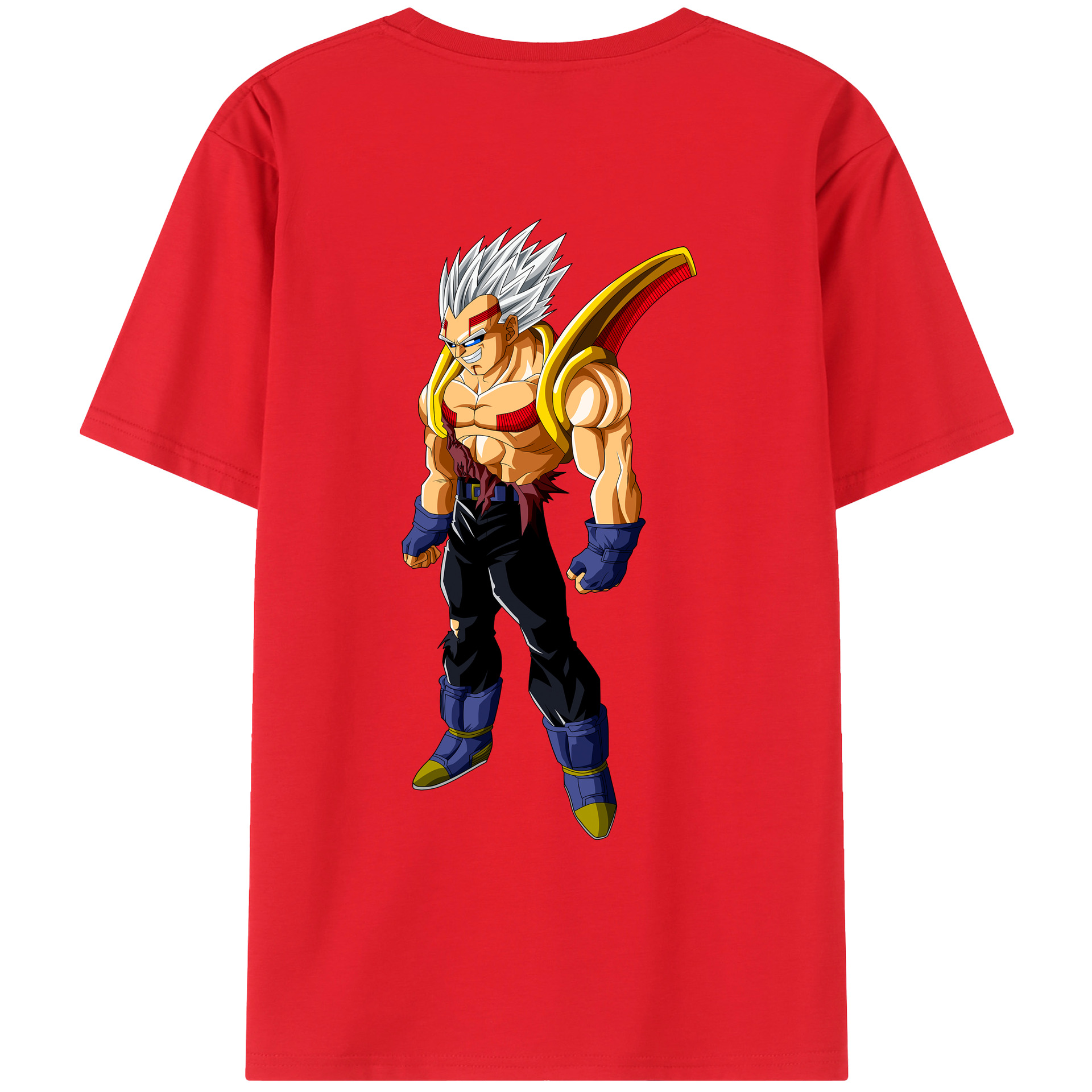 （画像用） ドラゴンボール DRAGON BALL 綿100％ メンズ半袖Tシャツ（バックプリント） 通気性