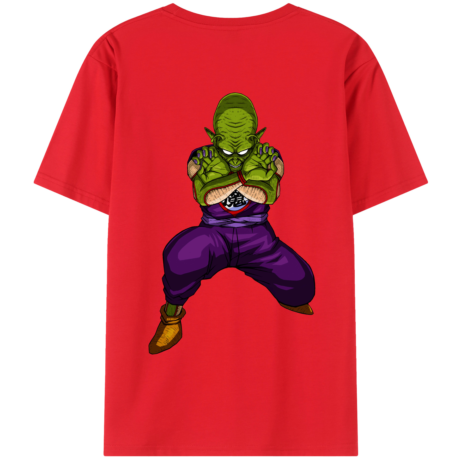 （画像用） ドラゴンボール DRAGON BALL 綿100％ メンズ半袖Tシャツ（バックプリント） 通気性