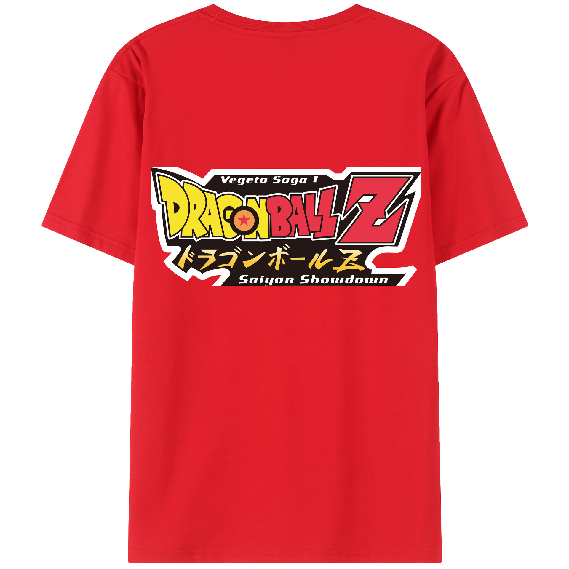 （画像用） ドラゴンボール DRAGON BALL 綿100％ メンズ半袖Tシャツ（バックプリント） 通気性