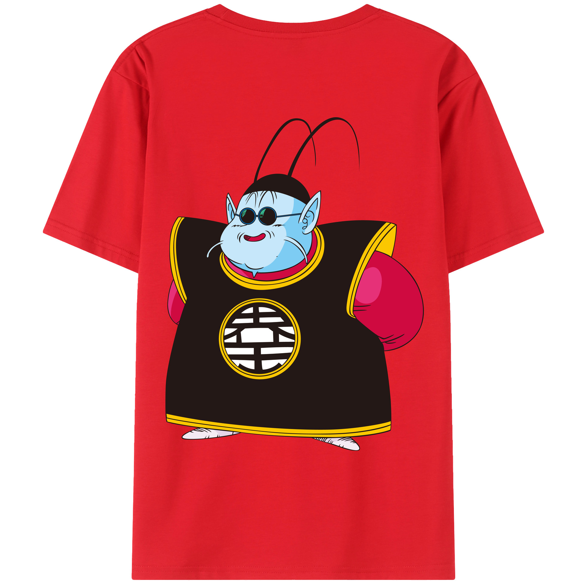 （画像用） ドラゴンボール DRAGON BALL 綿100％ メンズ半袖Tシャツ（バックプリント） 通気性