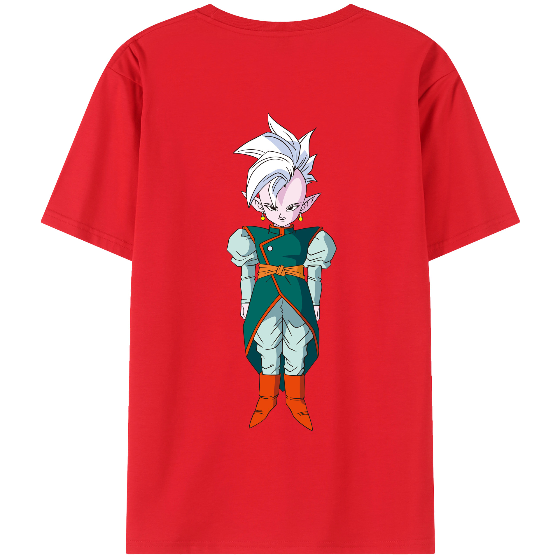 （画像用） ドラゴンボール DRAGON BALL 綿100％ メンズ半袖Tシャツ（バックプリント） 通気性