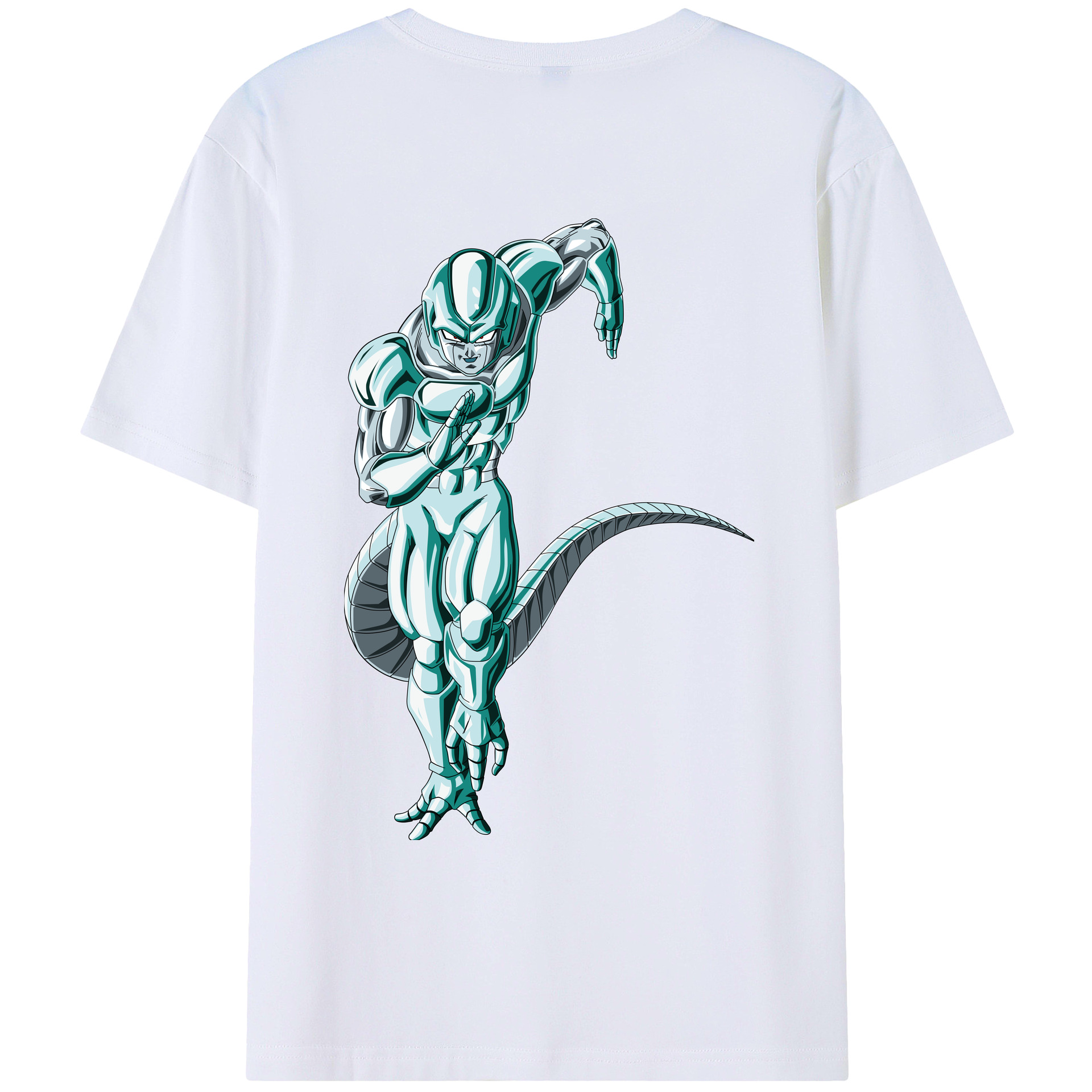 （画像用） ドラゴンボール フリーザ DRAGON BALL Frieza 綿100％ メンズ半袖Tシャツ（バックプリント） 通気性