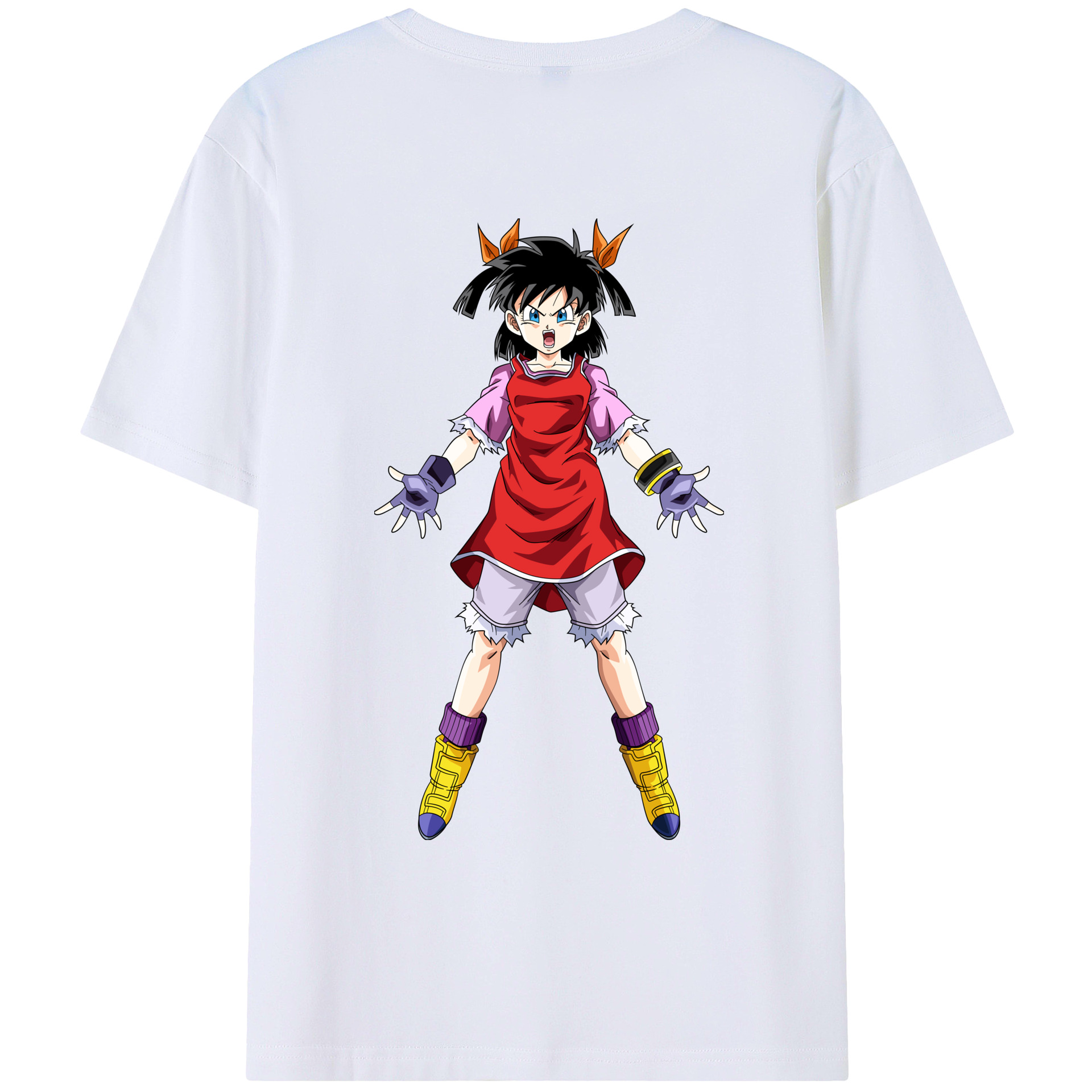 （画像用） ドラゴンボール パン DRAGON BALL Pan 綿100％ メンズ半袖Tシャツ（バックプリント） 通気性