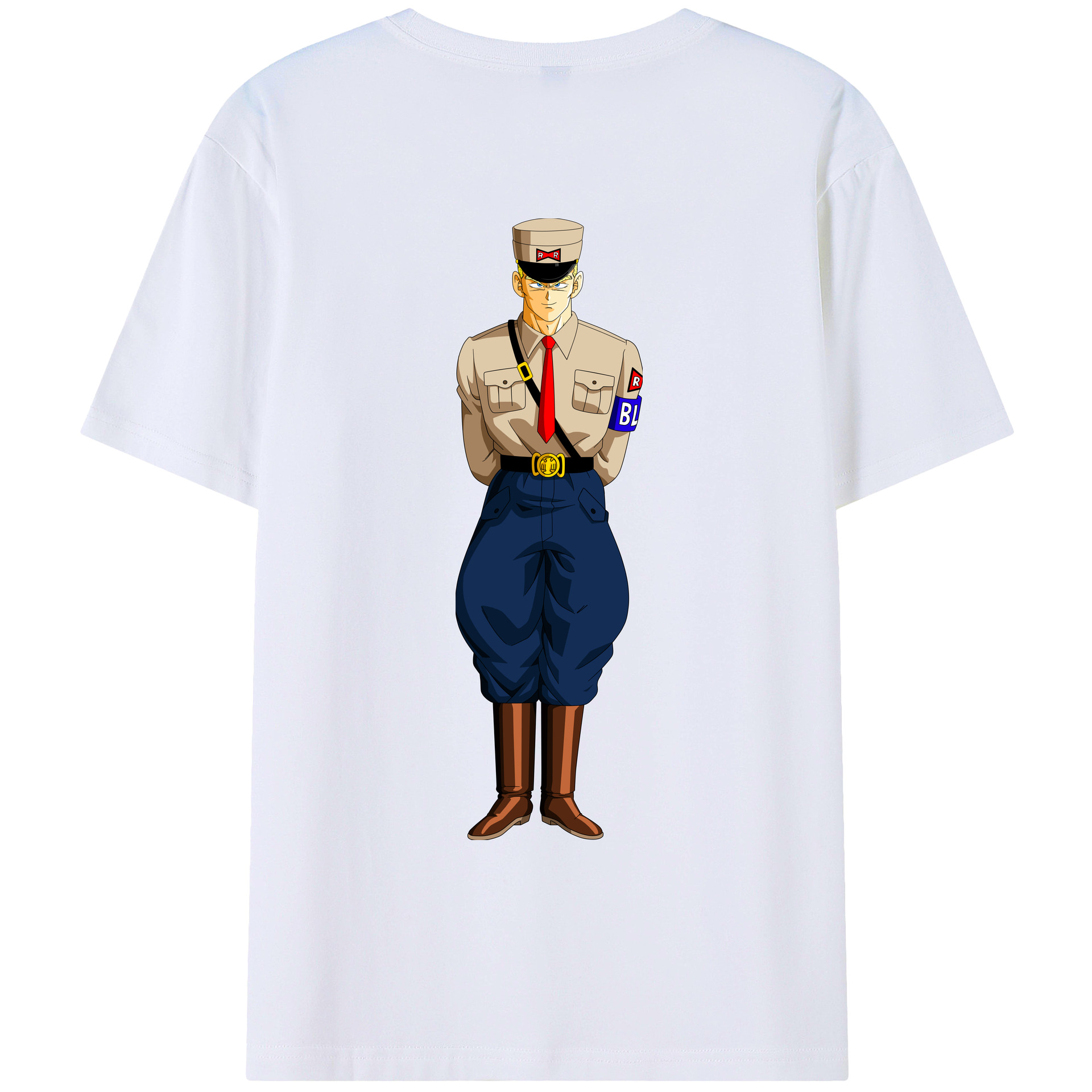 （画像用） ドラゴンボール DRAGON BALL 綿100％ メンズ半袖Tシャツ（バックプリント） 通気性