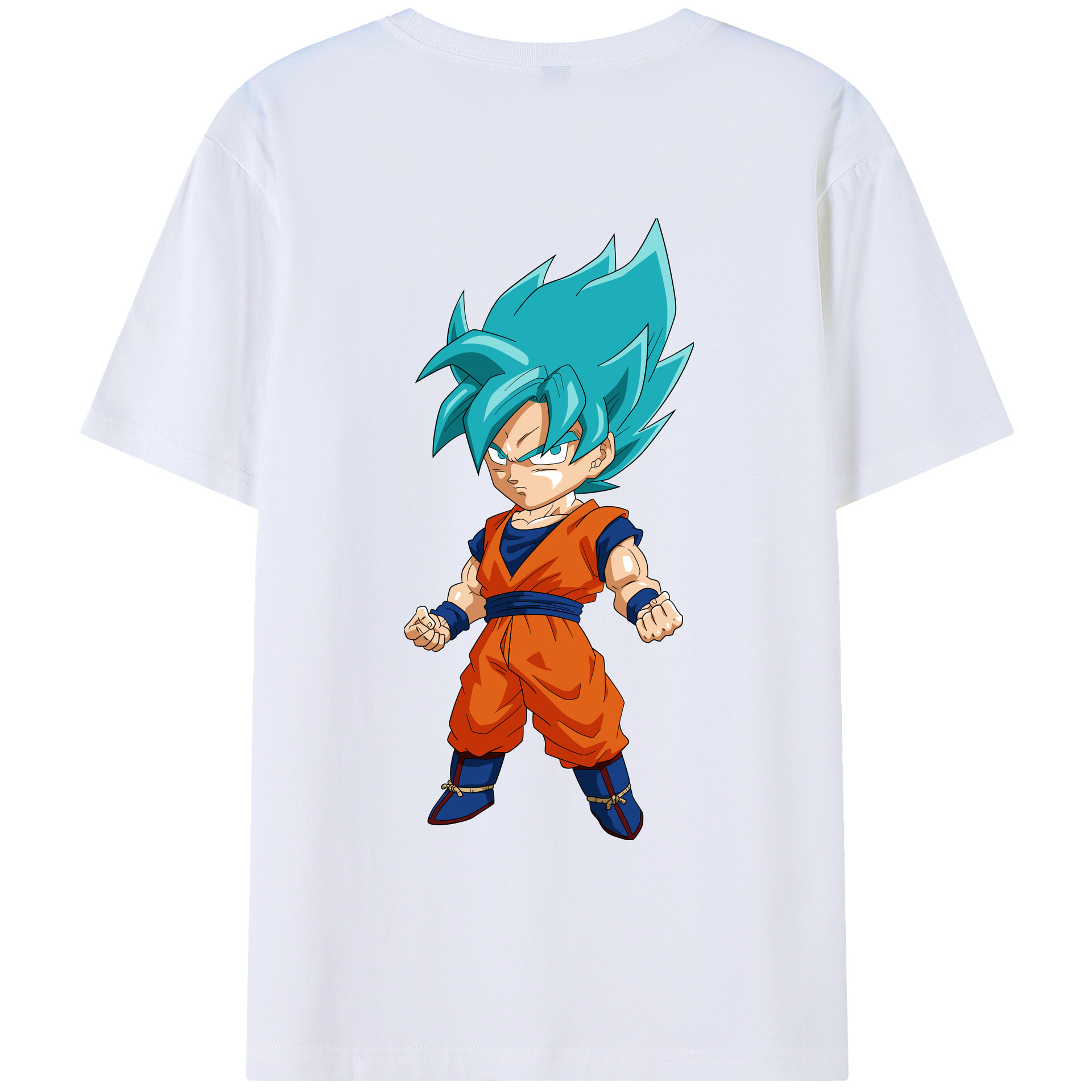 （画像用） ドラゴンボール 孫 悟飯（そんごはん）DRAGON BALL Son Gohan 綿100％ メンズ半袖Tシャツ（バックプリント） 通気性
