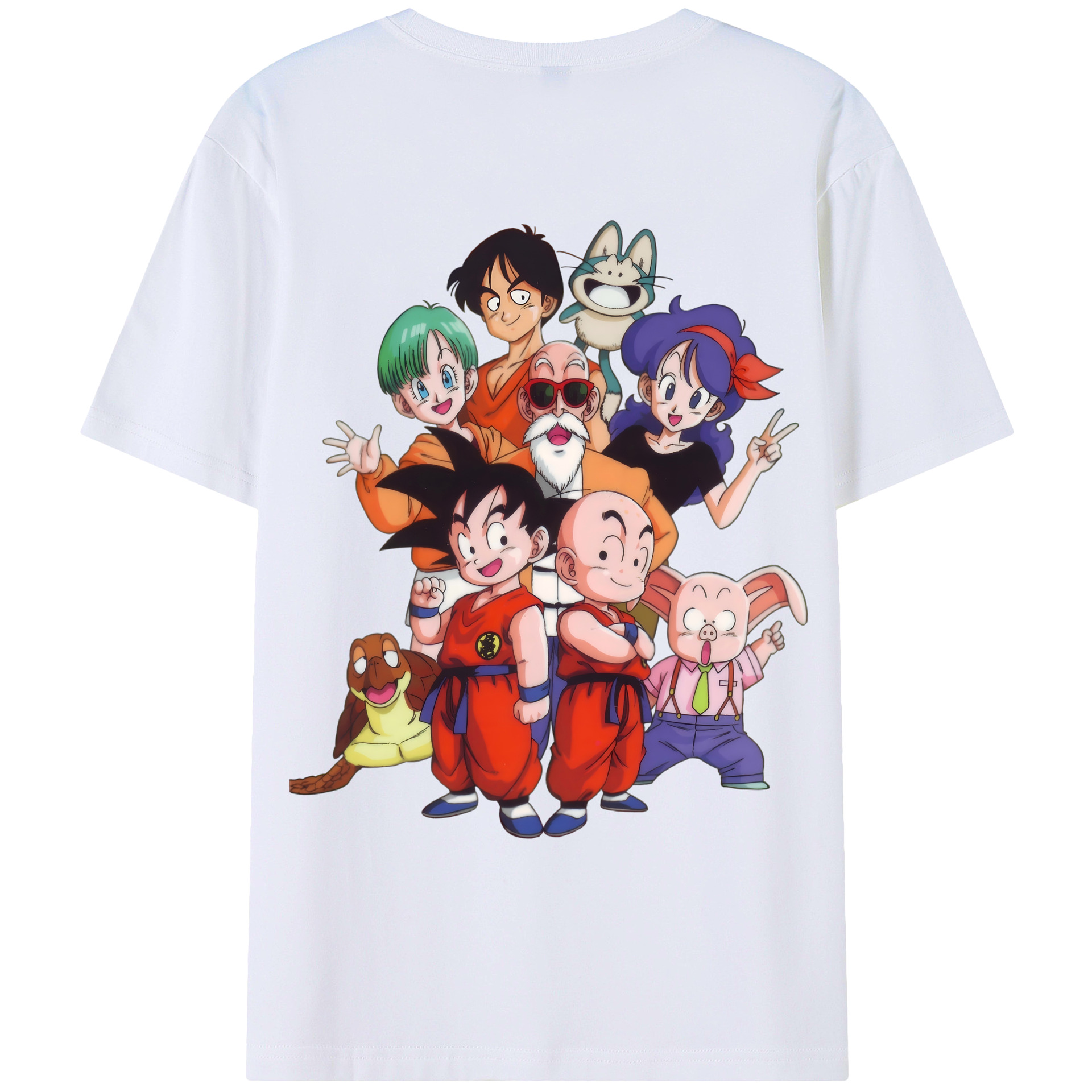 （画像用） ドラゴンボール DRAGON BALL 綿100％ メンズ半袖Tシャツ（バックプリント） 通気性