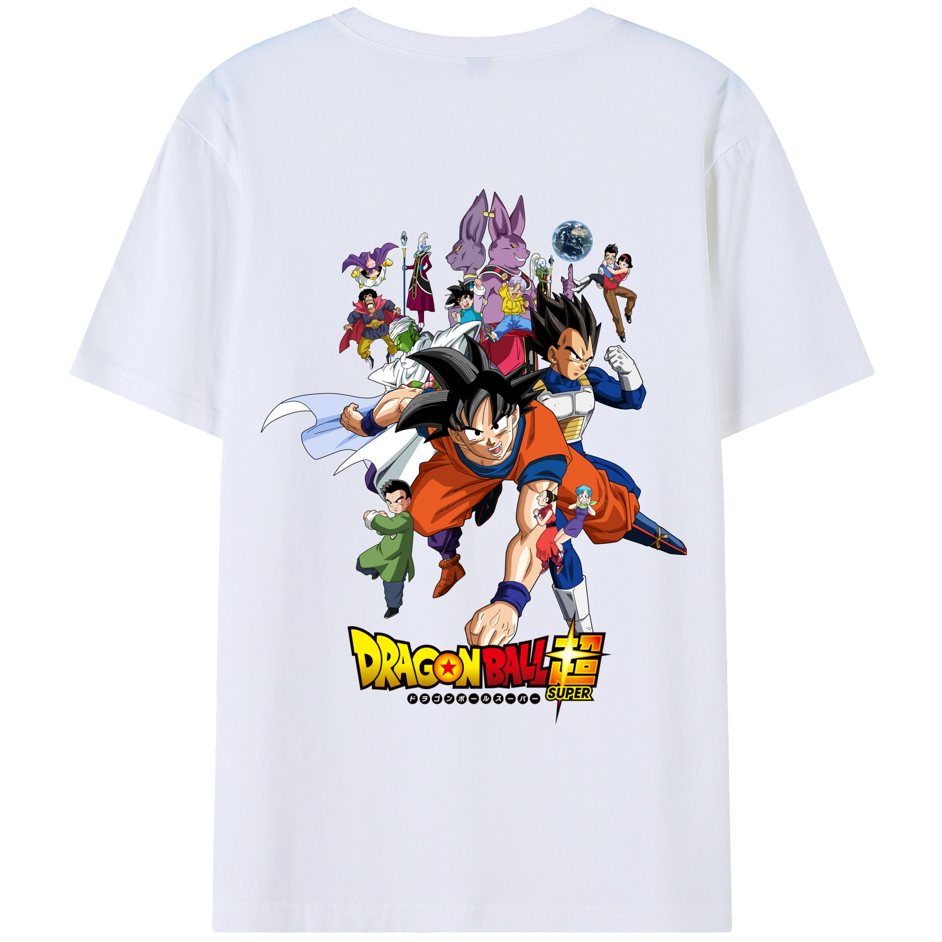 （画像用） ドラゴンボール DRAGON BALL 綿100％ メンズ半袖Tシャツ（バックプリント） 通気性