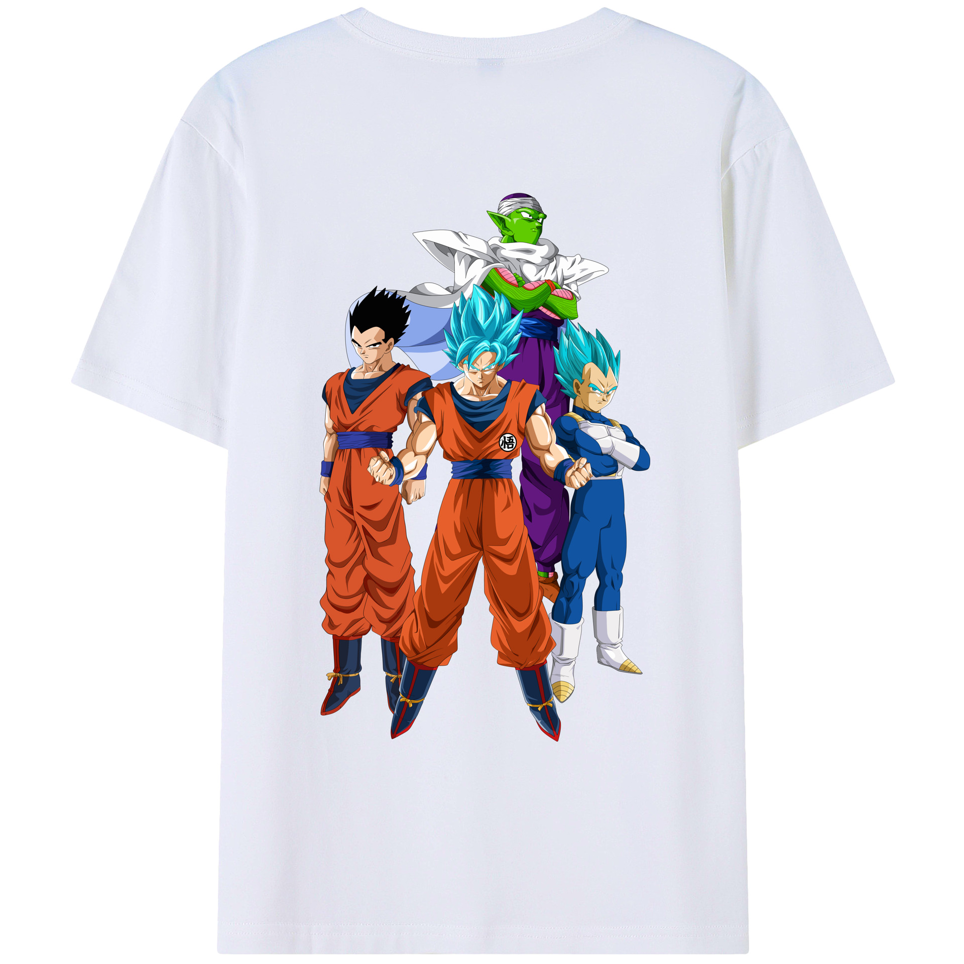 （画像用） ドラゴンボール DRAGON BALL 綿100％ メンズ半袖Tシャツ（バックプリント） 通気性