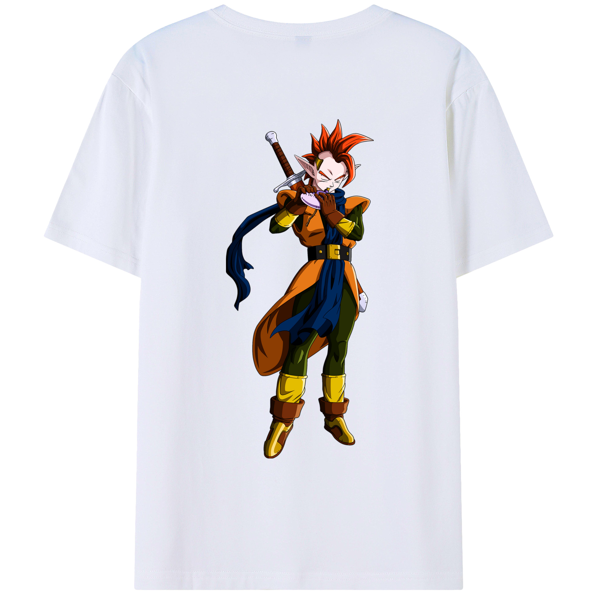 （画像用） ドラゴンボール DRAGON BALL 綿100％ メンズ半袖Tシャツ（バックプリント） 通気性