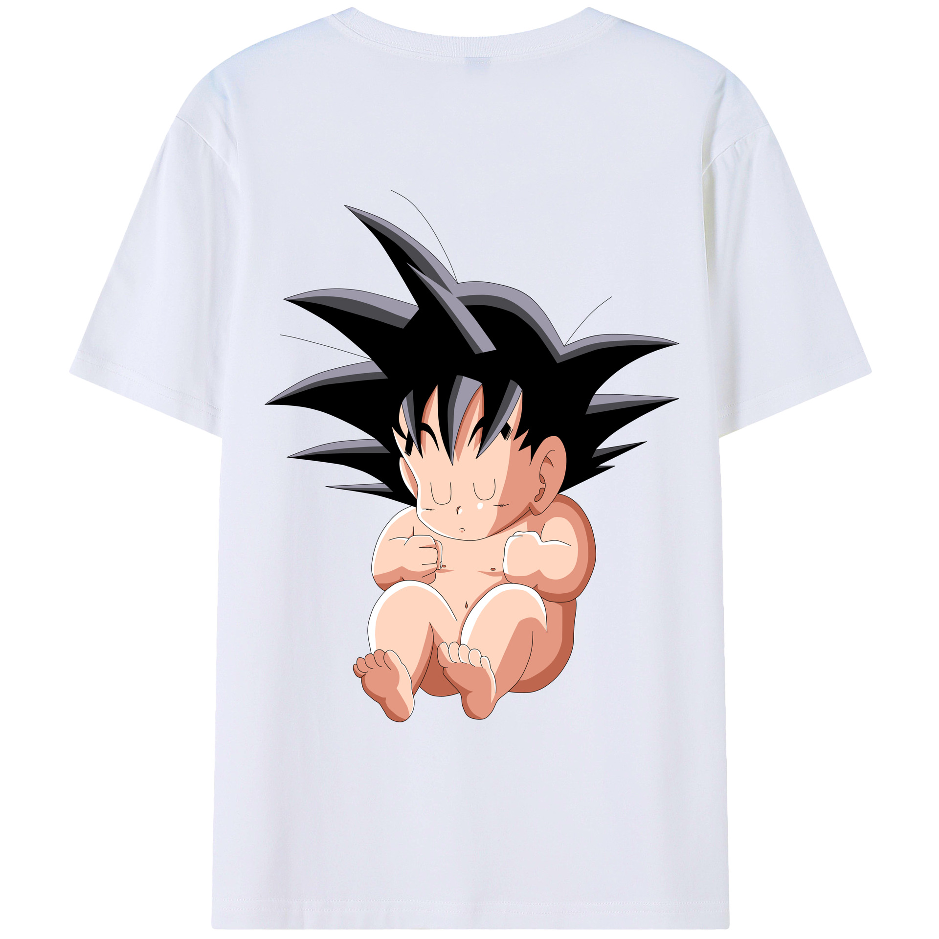 （画像用） ドラゴンボール 孫悟空（そん ごくう）Son Goku カカロット DRAGON BALL Kakarotto 綿100％ メンズ半袖Tシャツ（バックプリント） 通気性