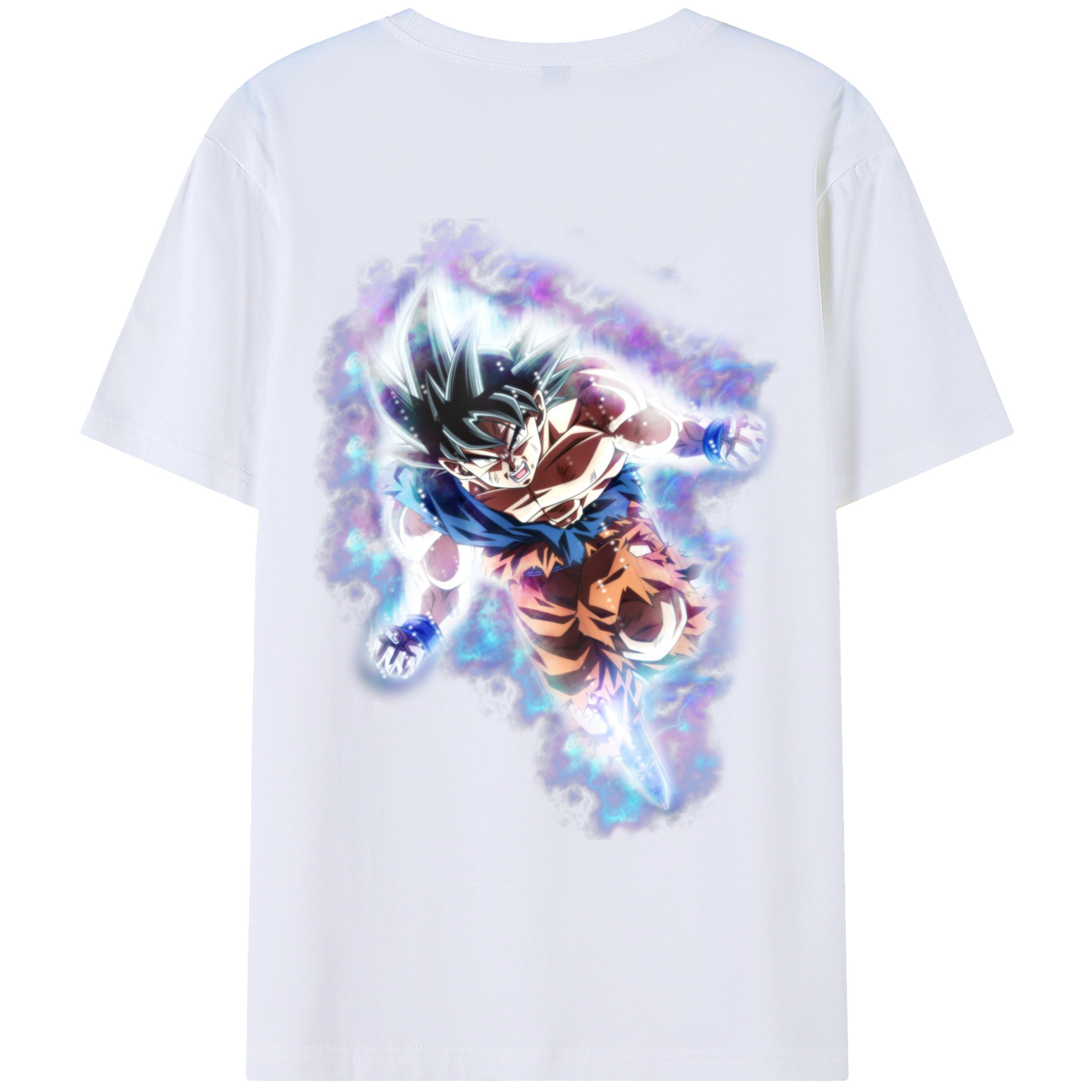 （画像用） ドラゴンボール 孫悟空（そん ごくう）Son Goku カカロット DRAGON BALL Kakarotto 綿100％ メンズ半袖Tシャツ（バックプリント） 通気性